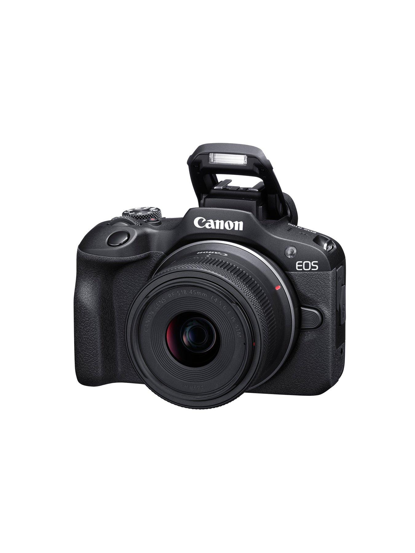 Image 3 of 6 of Canon EOS R100 Camera with&nbsp;RF-S 18-45mm Lens plus CP1500 Printer and KP-36IP Ink &amp; Postcard-sized&nbsp;Paper (36 Shot)