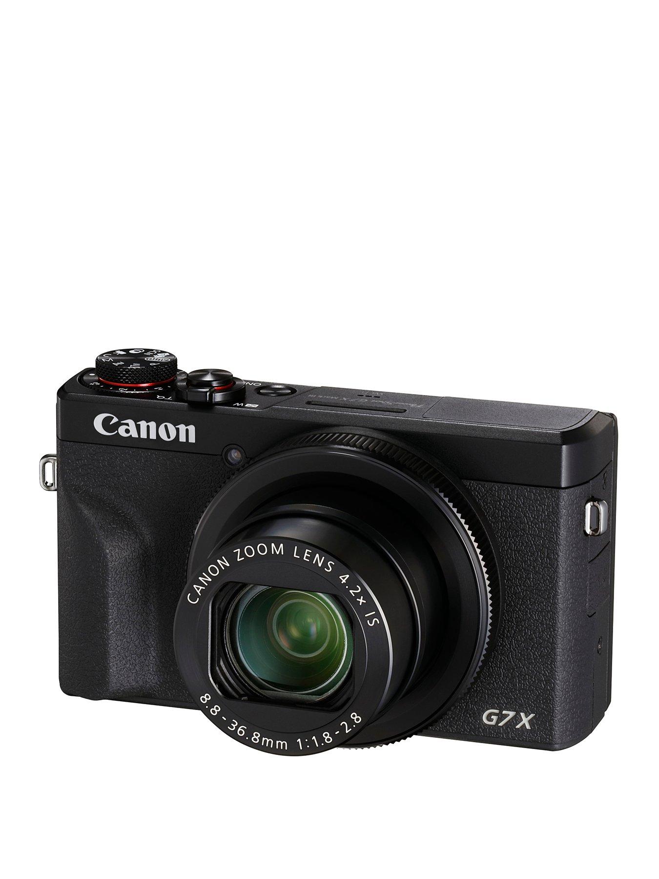 Canon PowerShot G7X MK III 20MP 4.2x Zoom Compact Camera
