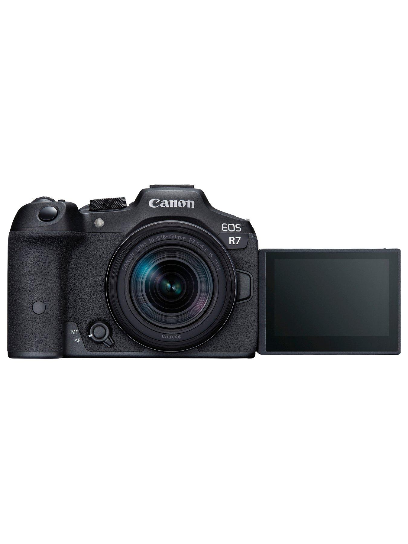 Canon EOS R7 Camera Kit inc RF-S 18-150mm Lens, Neck Strap & Additional ...