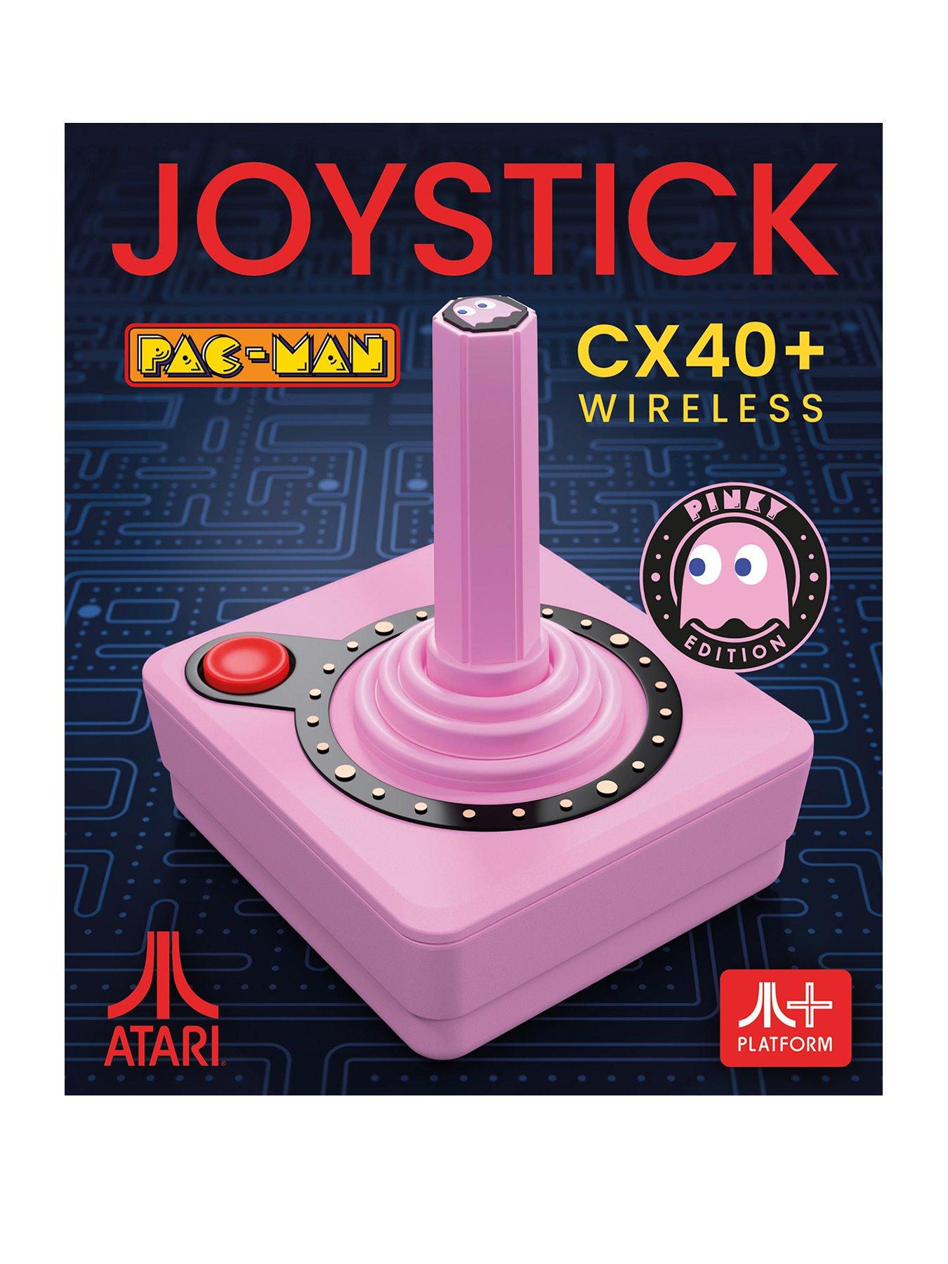 Retro Games Pac-Man CX-40+ Wireless Joystick - Pink