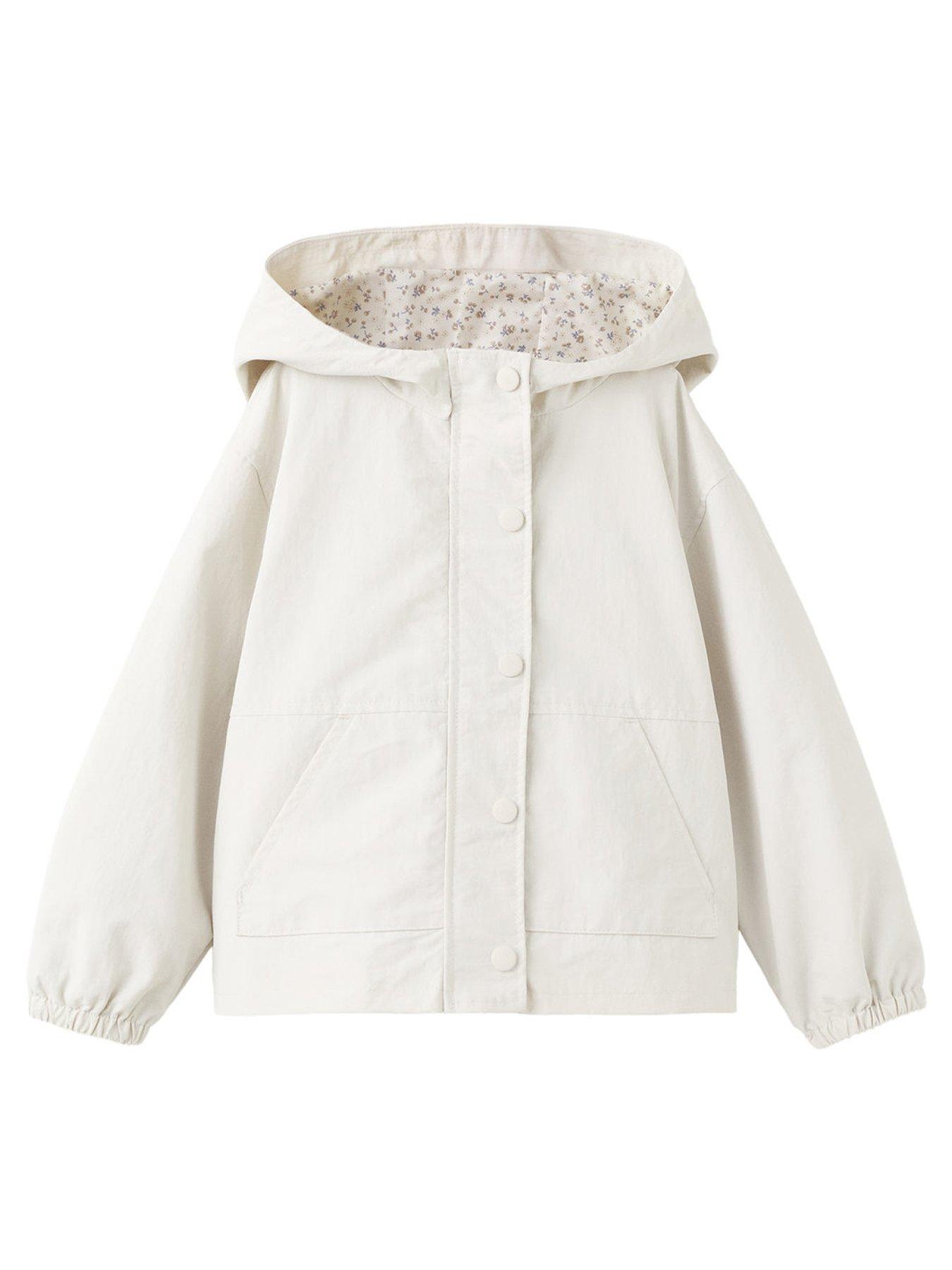 Mango Younger Girls Lightweight Jacket - Cream