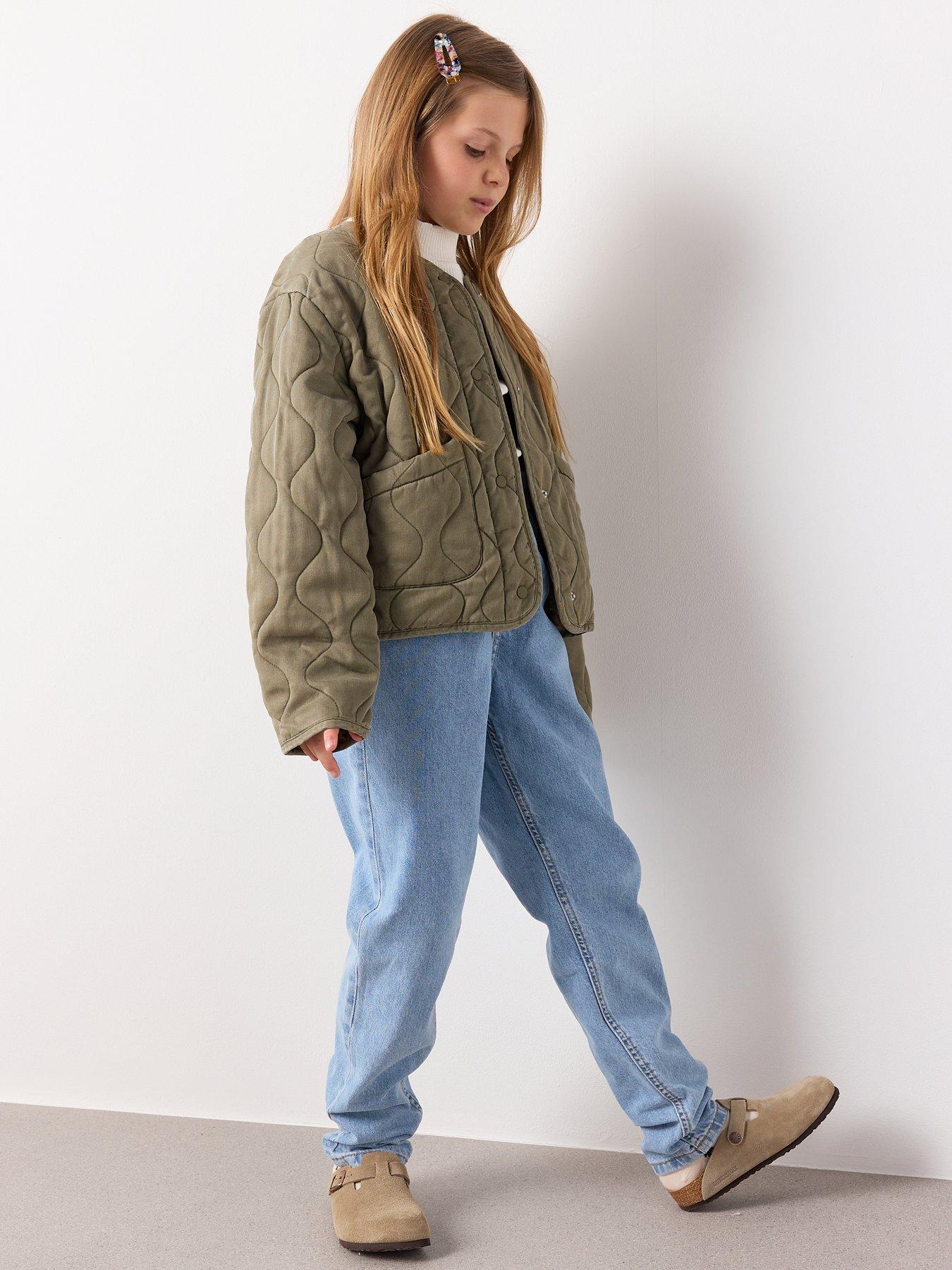 Image 6 of 7 of Mango Girls Paper Bag Regular Jeans - Blue