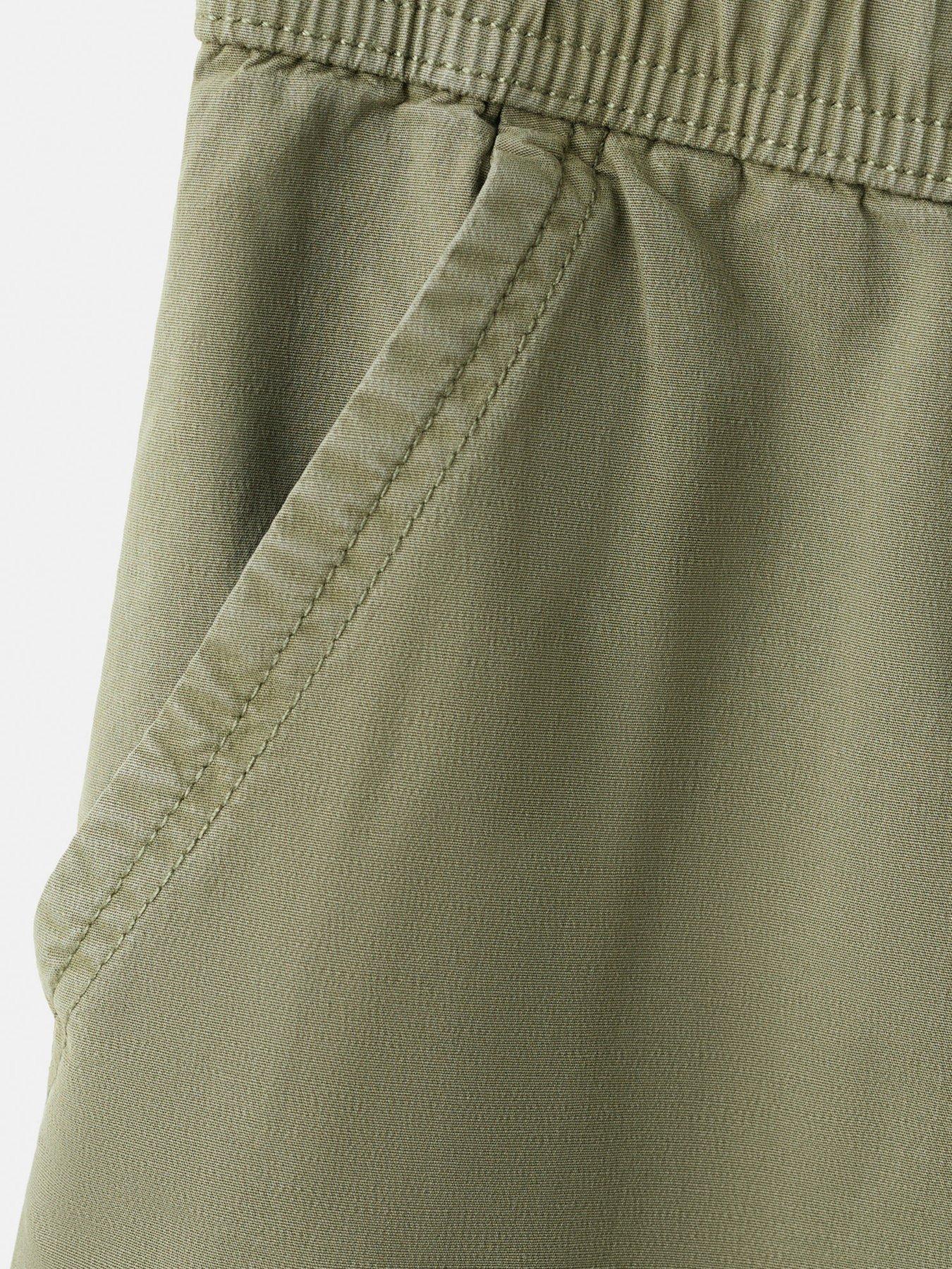 Image 3 of 4 of Mango Boys Elasticated Waist Chino Trousers - Khaki