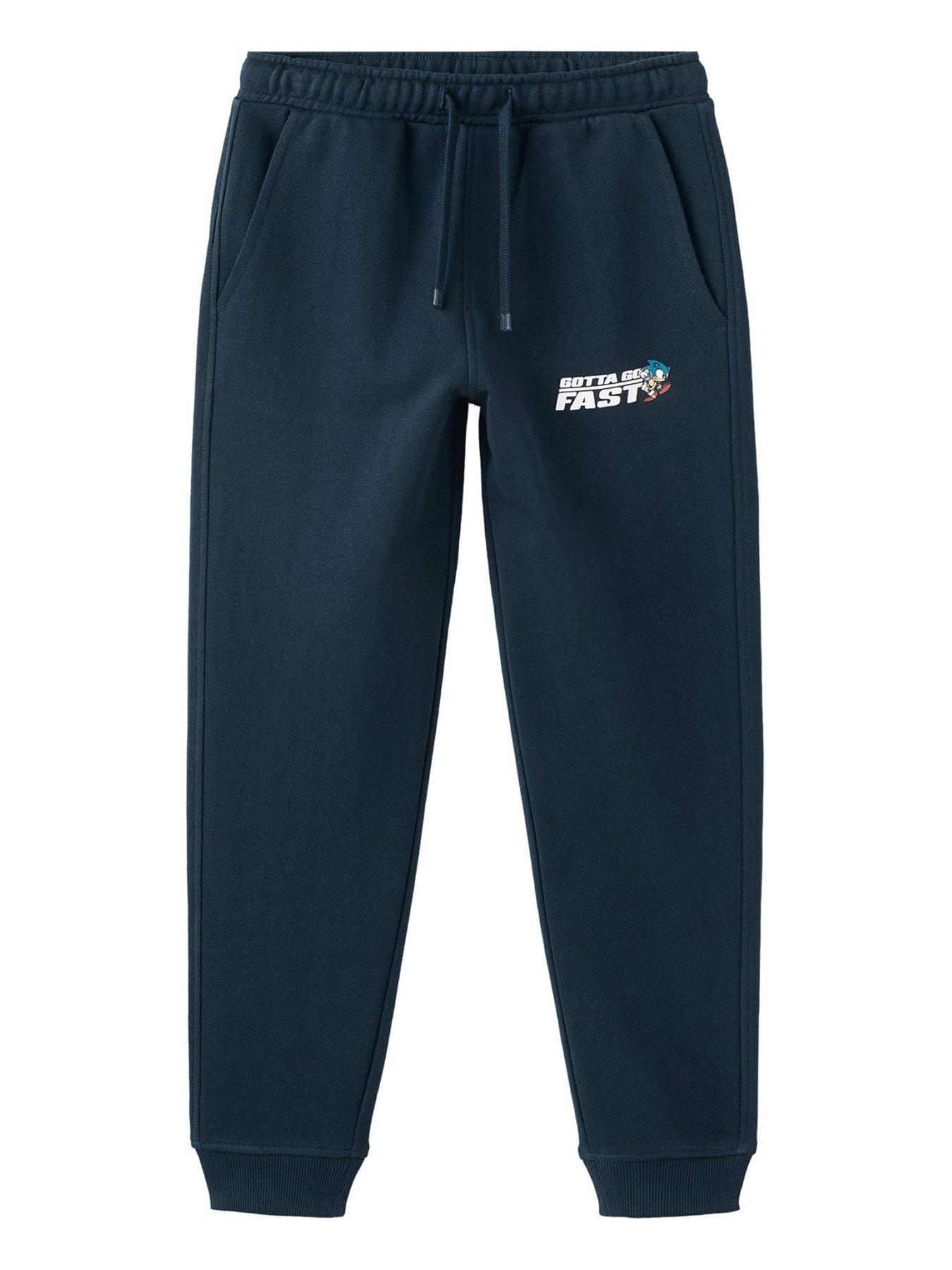Image 1 of 4 of Mango Boys Sonic The Hedgehog Joggers - Navy