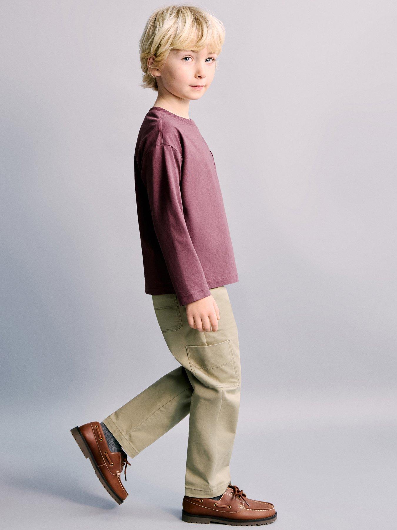 Mango Younger Boys Elasticated Waist Combat Trousers - Green