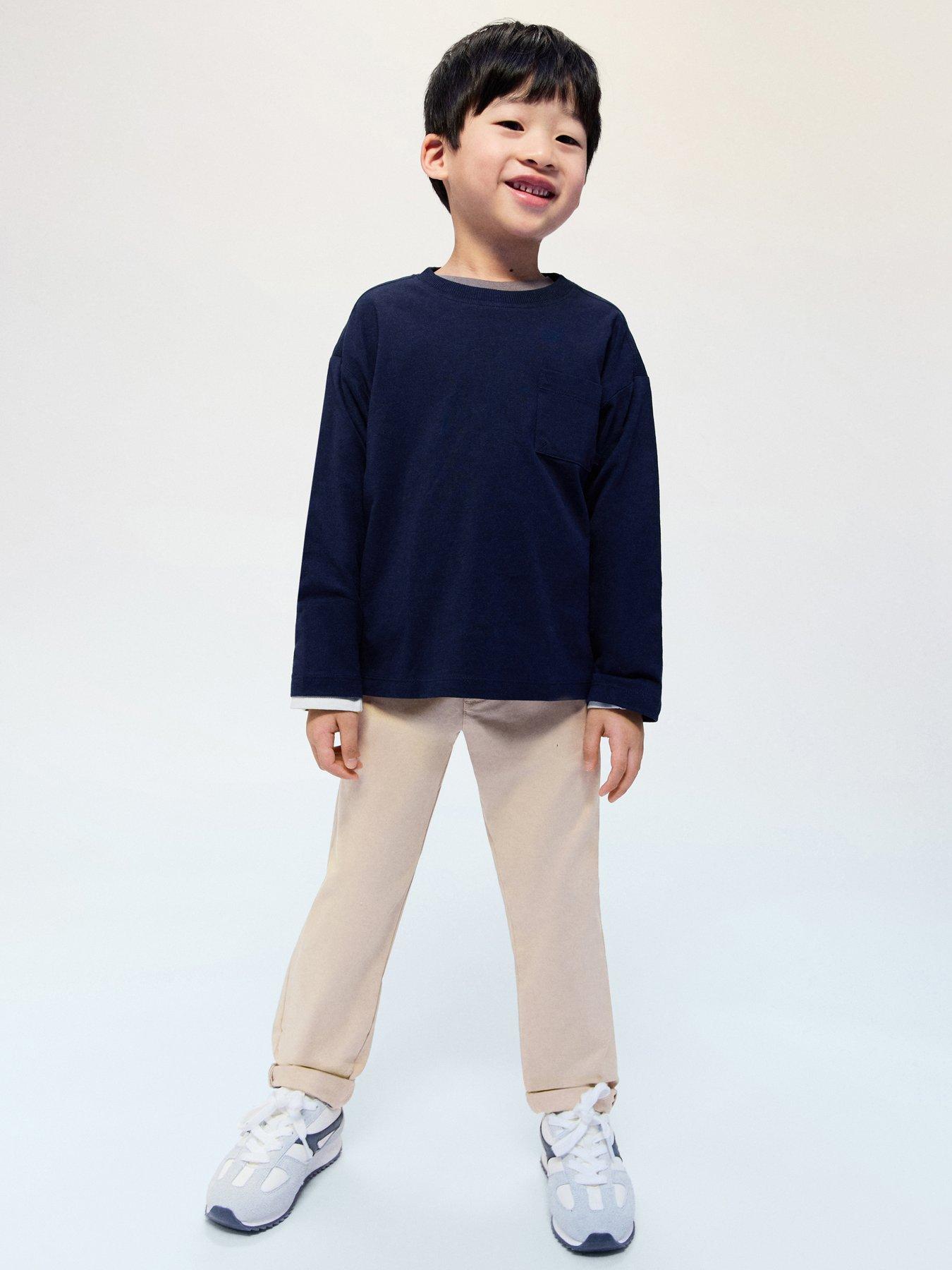 Mango Younger Boys Regular Waist Chinos - Beige