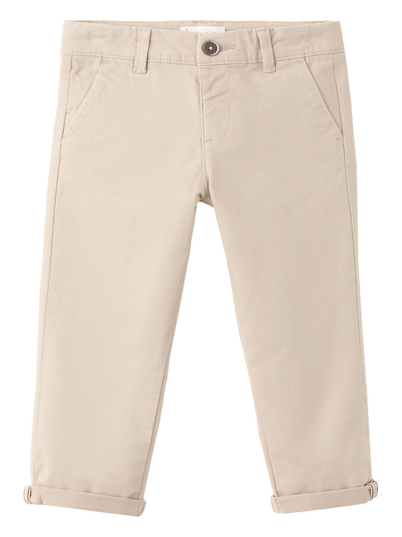 Mango Younger Boys Regular Waist Chinos - Beige