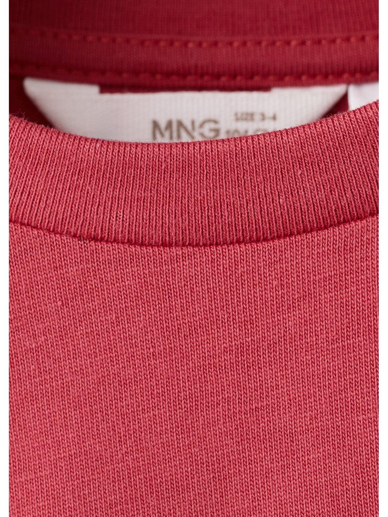 Image 4 of 4 of Mango Younger Boys Spiderman Short Sleeve Graphic T-Shirt - Red