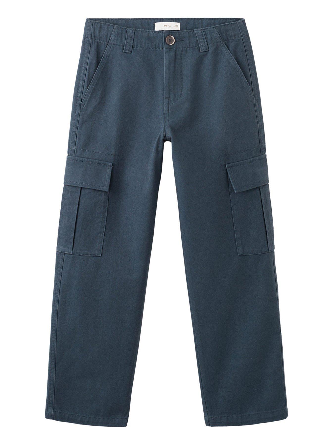 Mango Boys Combat Trousers - Navy