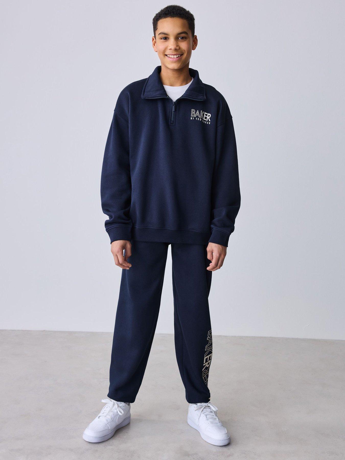 Ted Baker: Boys Graphic Funnel Set - Navy
