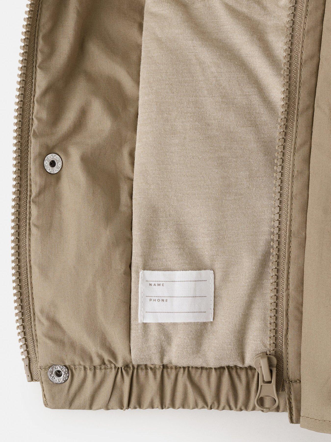 Image 3 of 4 of Mango Younger Boys Hooded Bomber Jacket - Brown