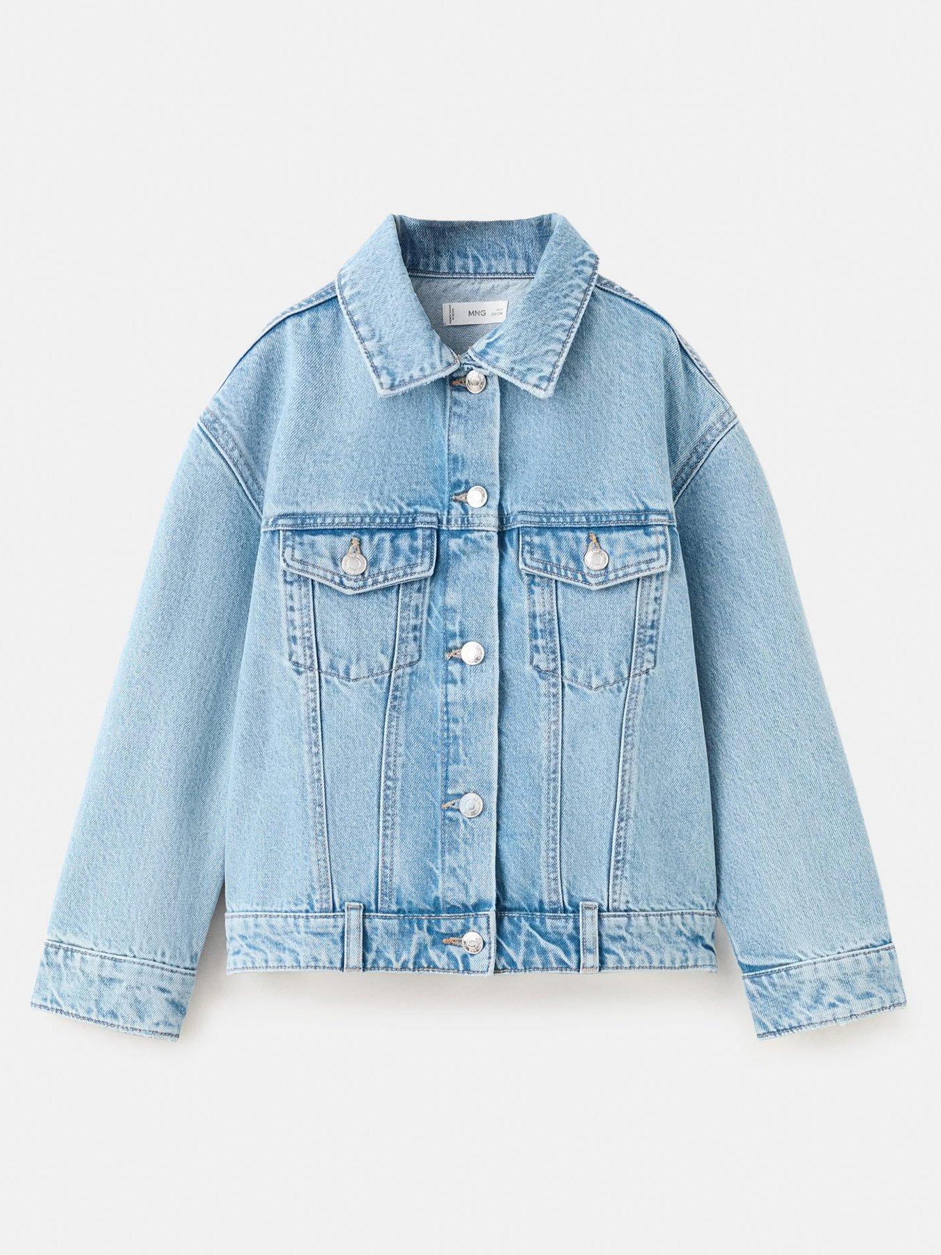 Mango Girls Denim Jacket - Blue