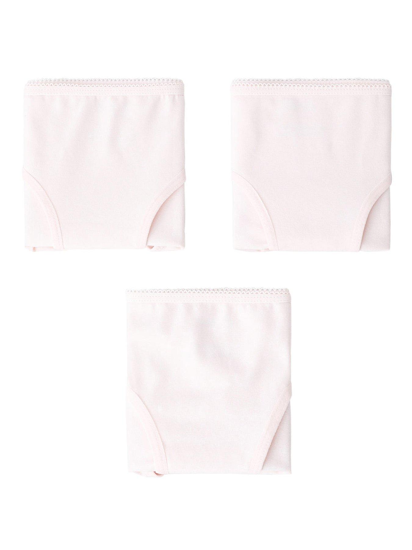 Mango Girls 3 Pack Briefs - Pink