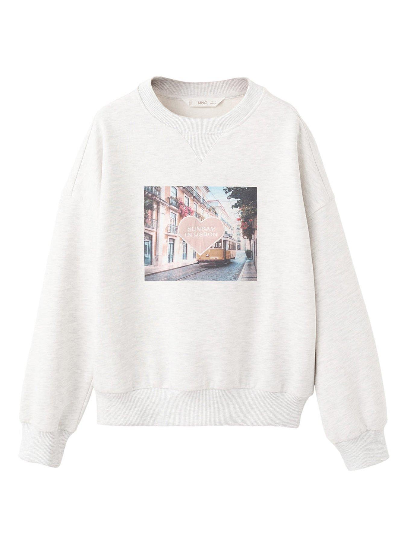 Mango Girls Sunday In Lisbon Sweatshirt - Grey