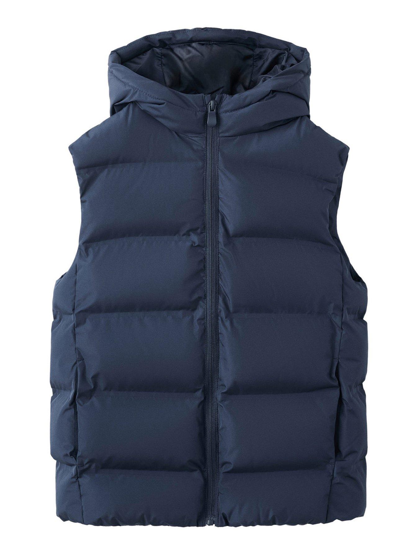 Mango Boys Hooded Gilet - Navy