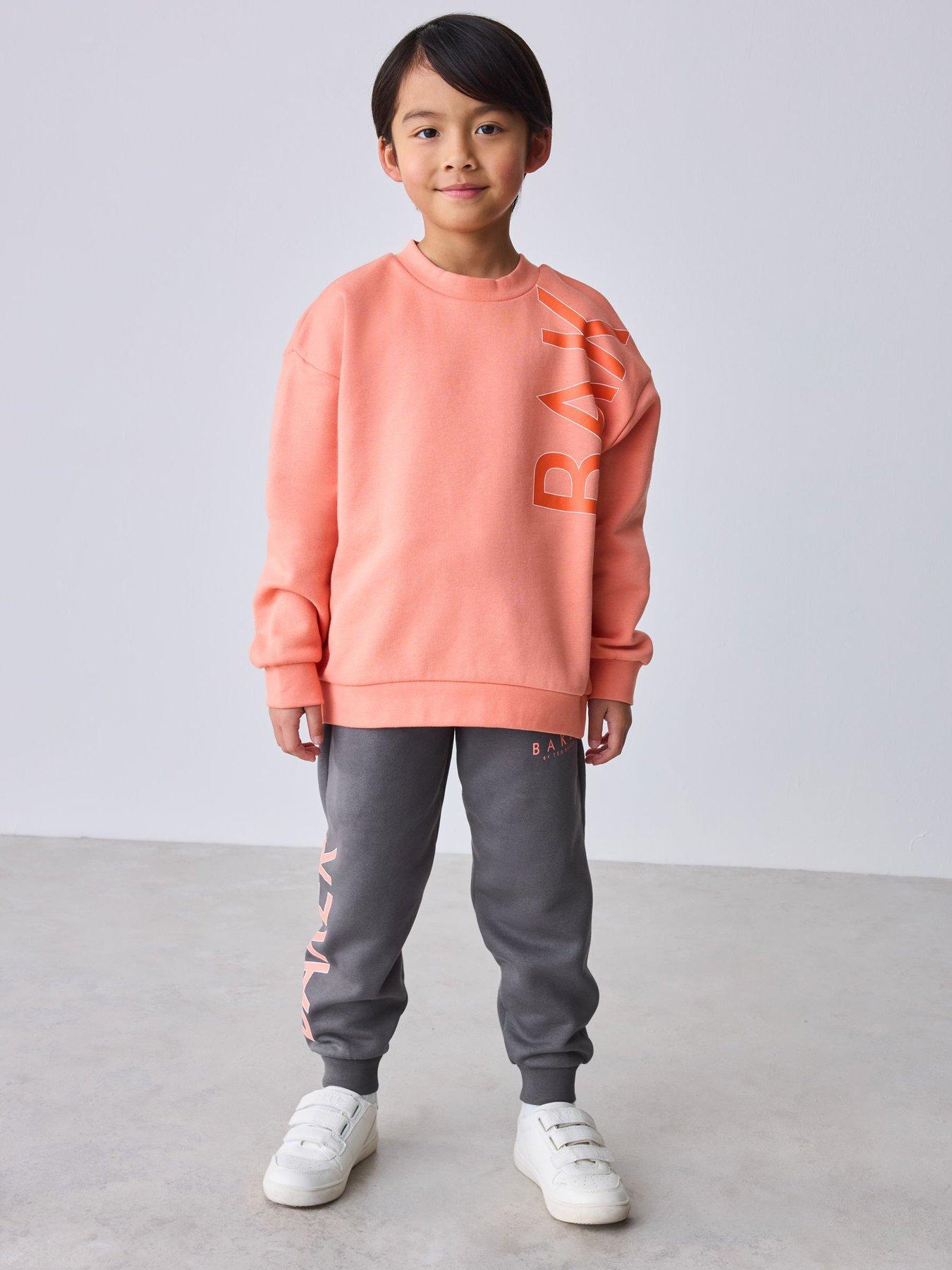 Ted Baker: Boys Graphic Long Sleeved Set - Orange