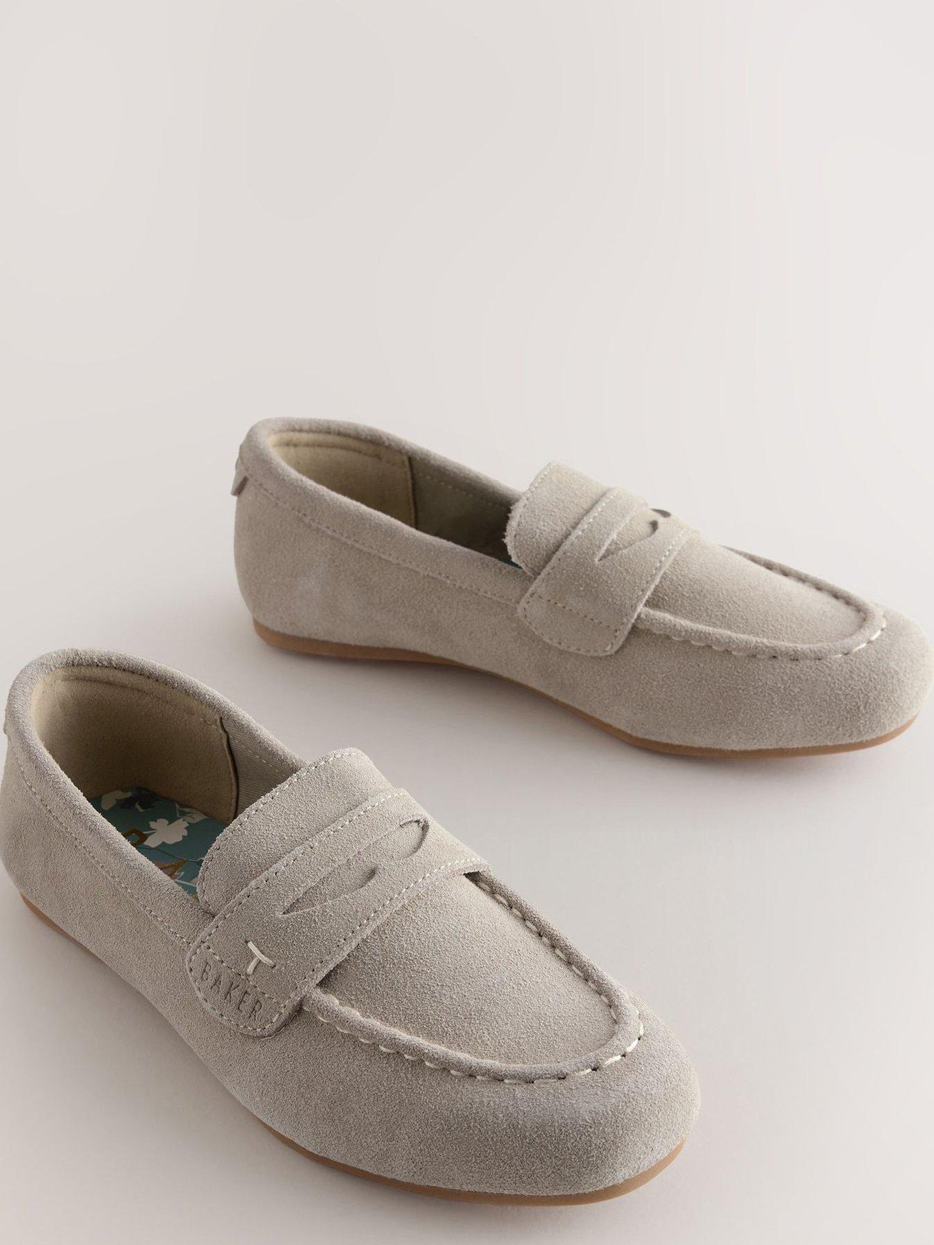 Image 4 of 6 of Ted Baker Boys Smart Loafer Shoes - Beige