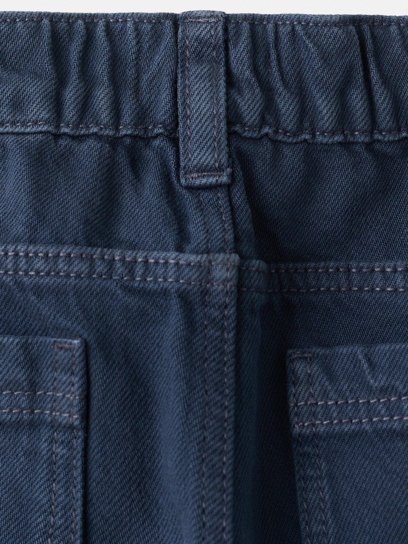 Image 3 of 4 of Mango Younger Boys Elasticated Waistband Jeans - Navy