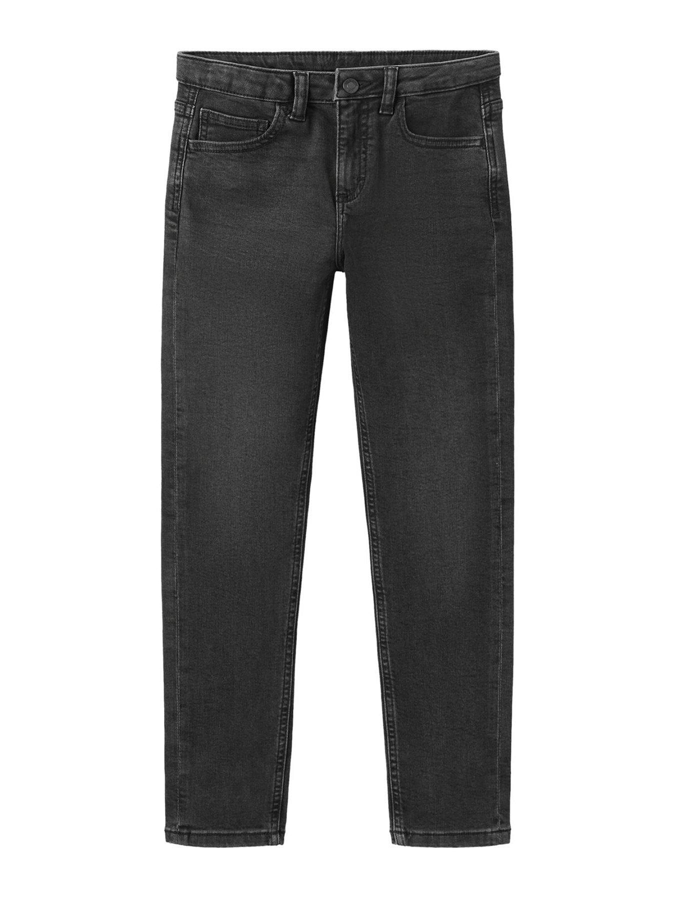 Mango Boys Slim Fit Jeans - Black