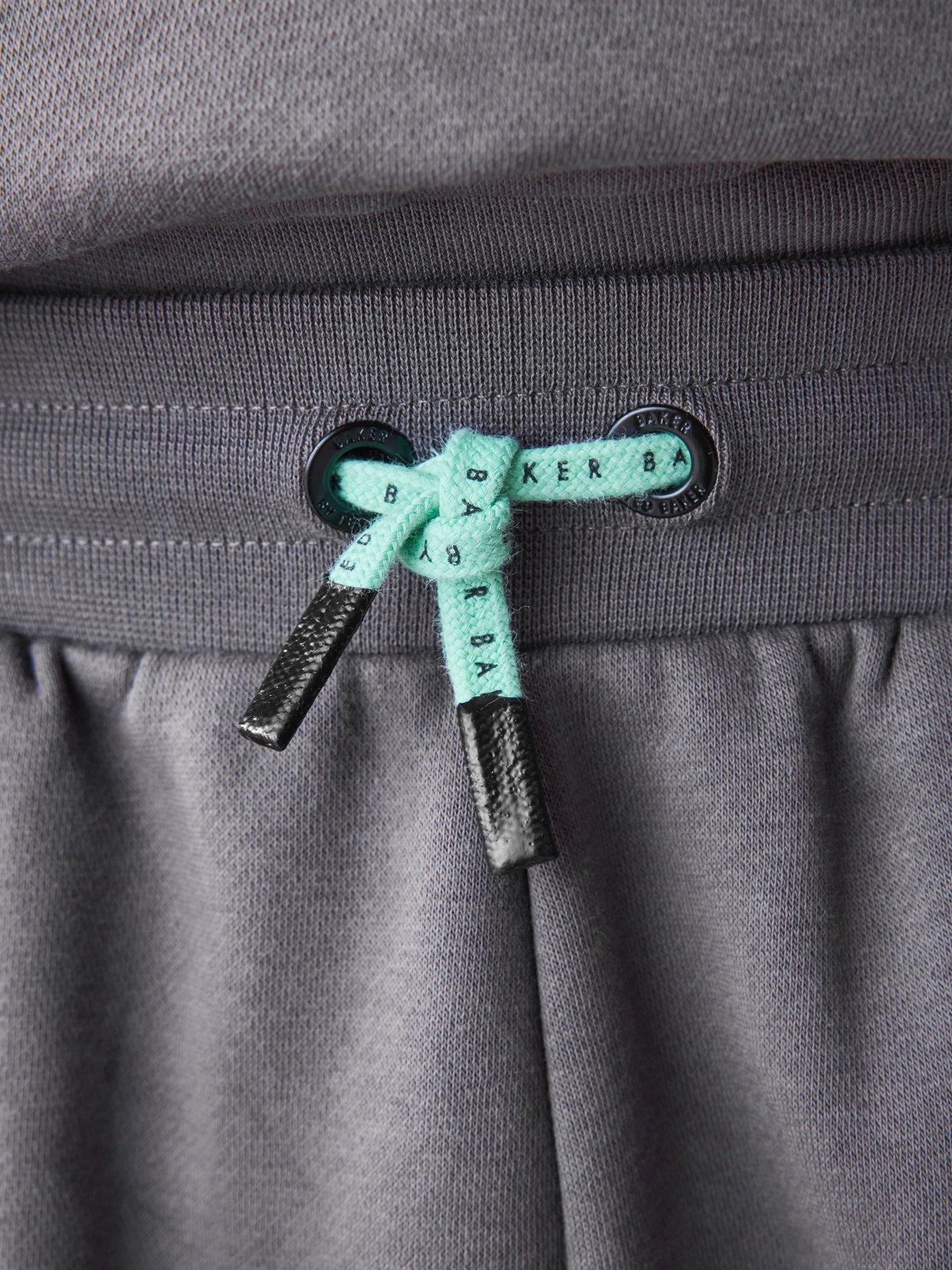Image 4 of 7 of Ted Baker Boys Long Sleeve Sweatshirt &amp; Joggers Set - Grey