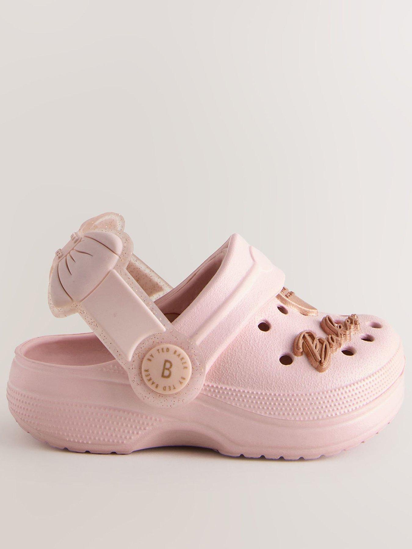 Ted Baker Baby Girls Baker Bow Clog Sandals - Pink
