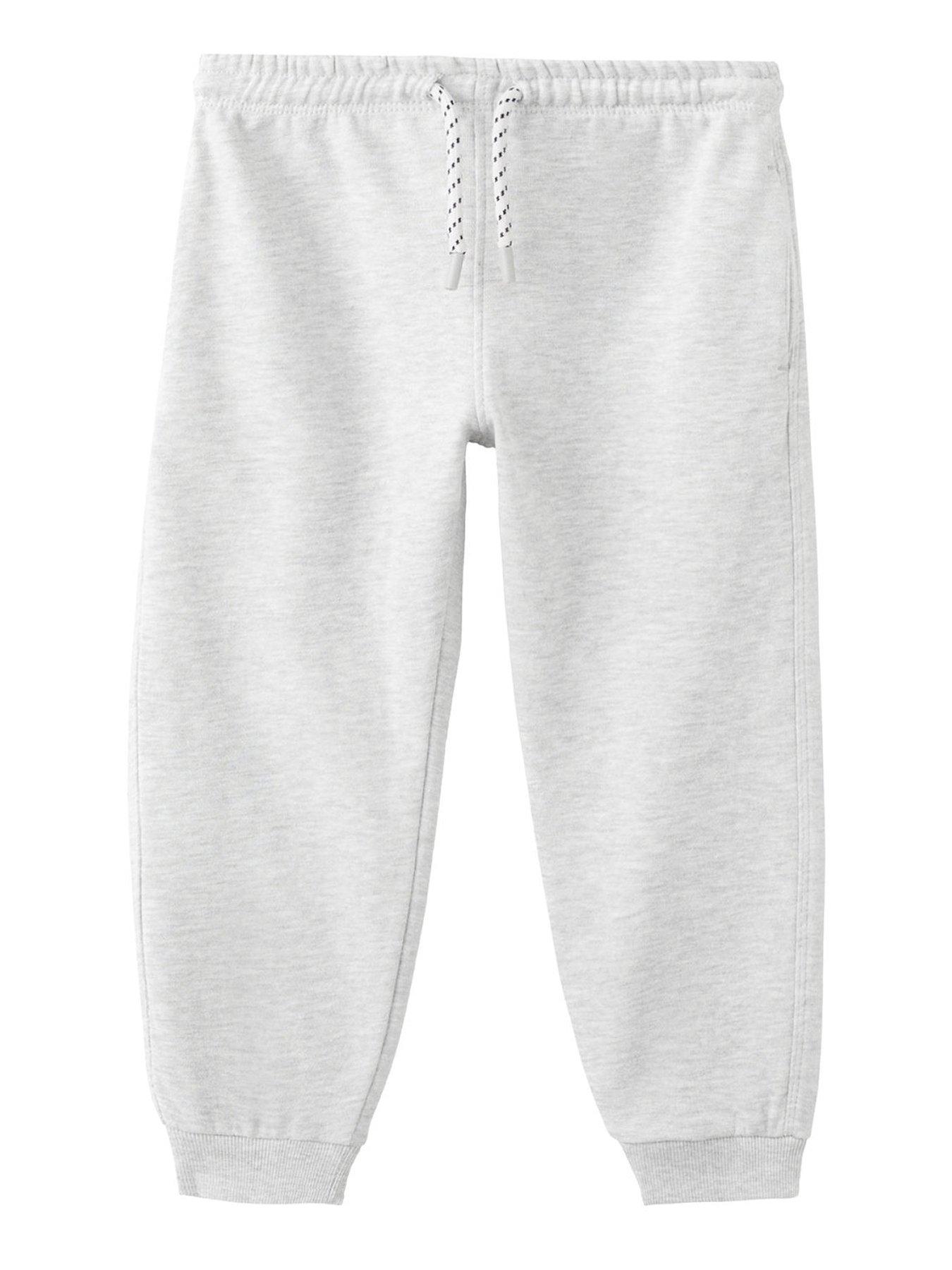 Mango Younger Boys Basic Joggers, Grey, Size 18-24 Months