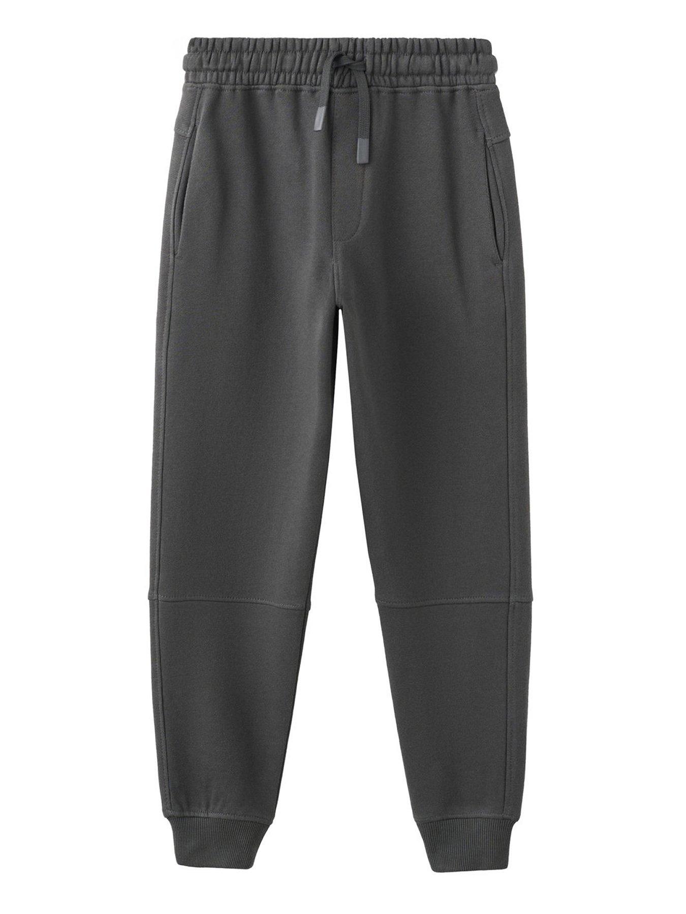 Mango Boys Cuffed Joggers - Dark Grey