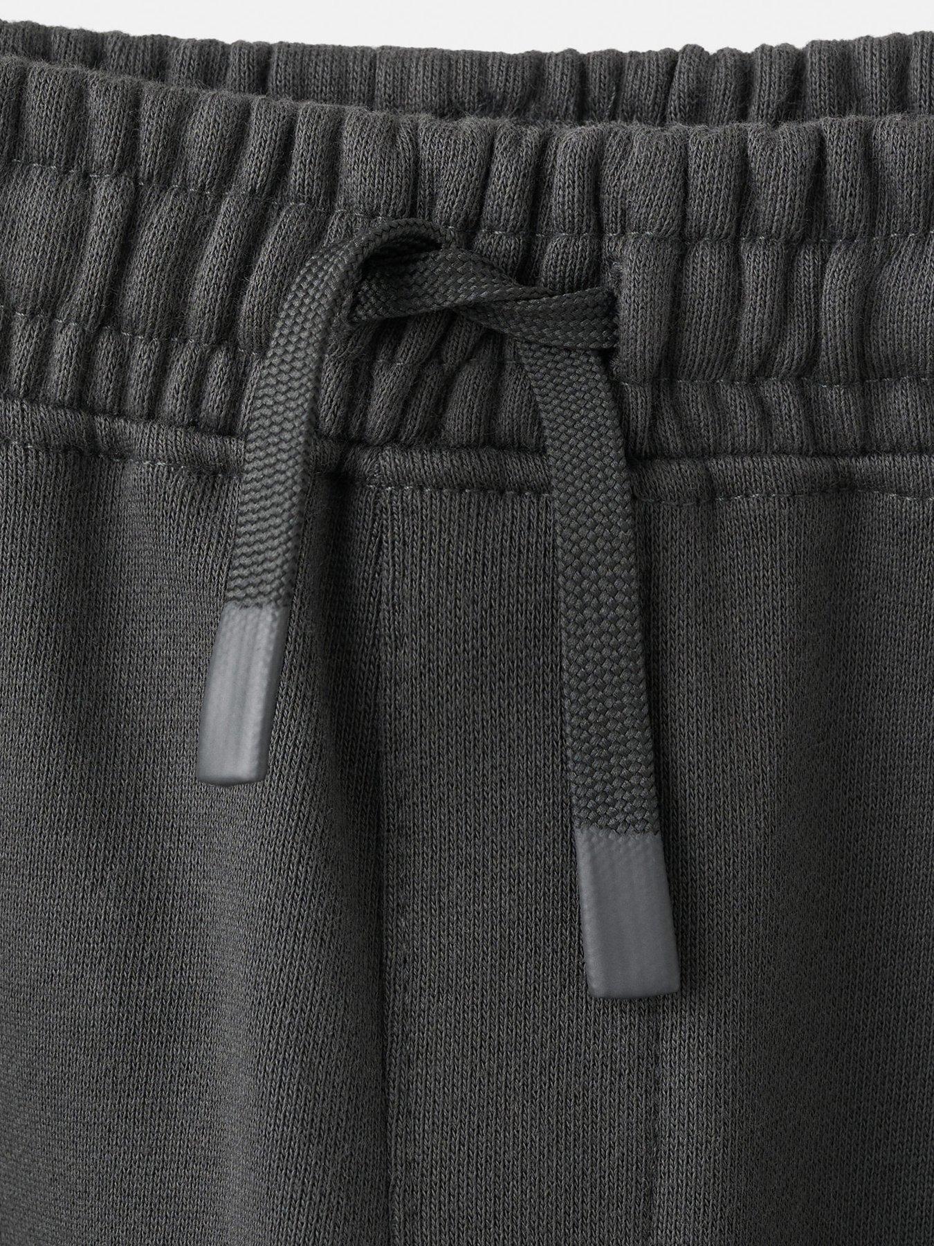 Image 4 of 4 of Mango Boys Cuffed Joggers - Dark Grey