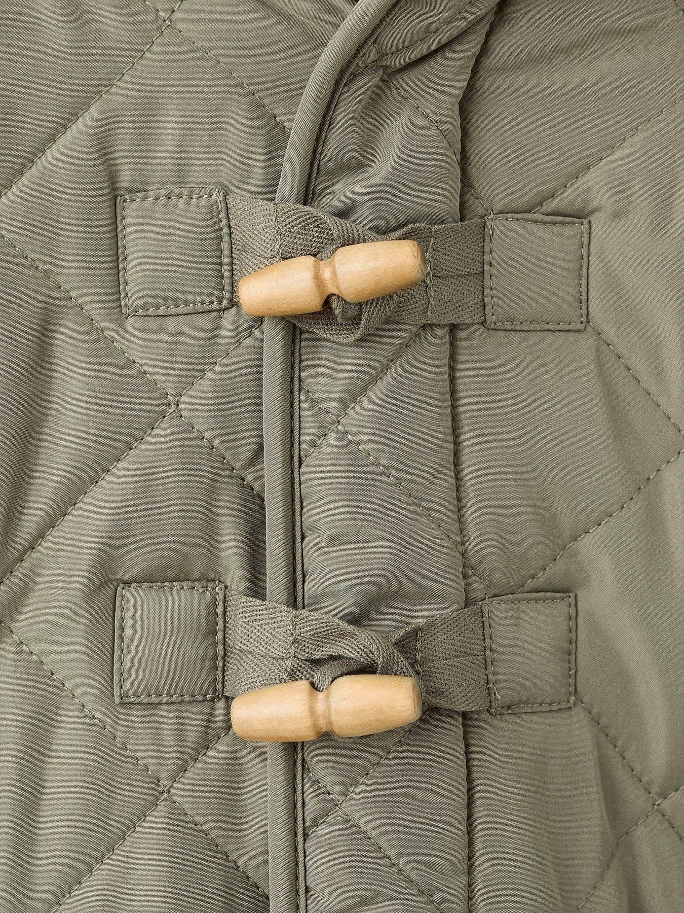 Image 5 of 5 of Mango Younger Boys Duffel Quilted Coat - Khaki