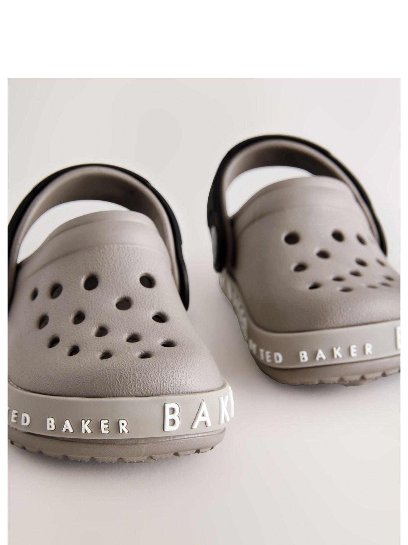 Image 2 of 7 of Ted Baker Baby Boys Logo Clog Shoes - Neutral