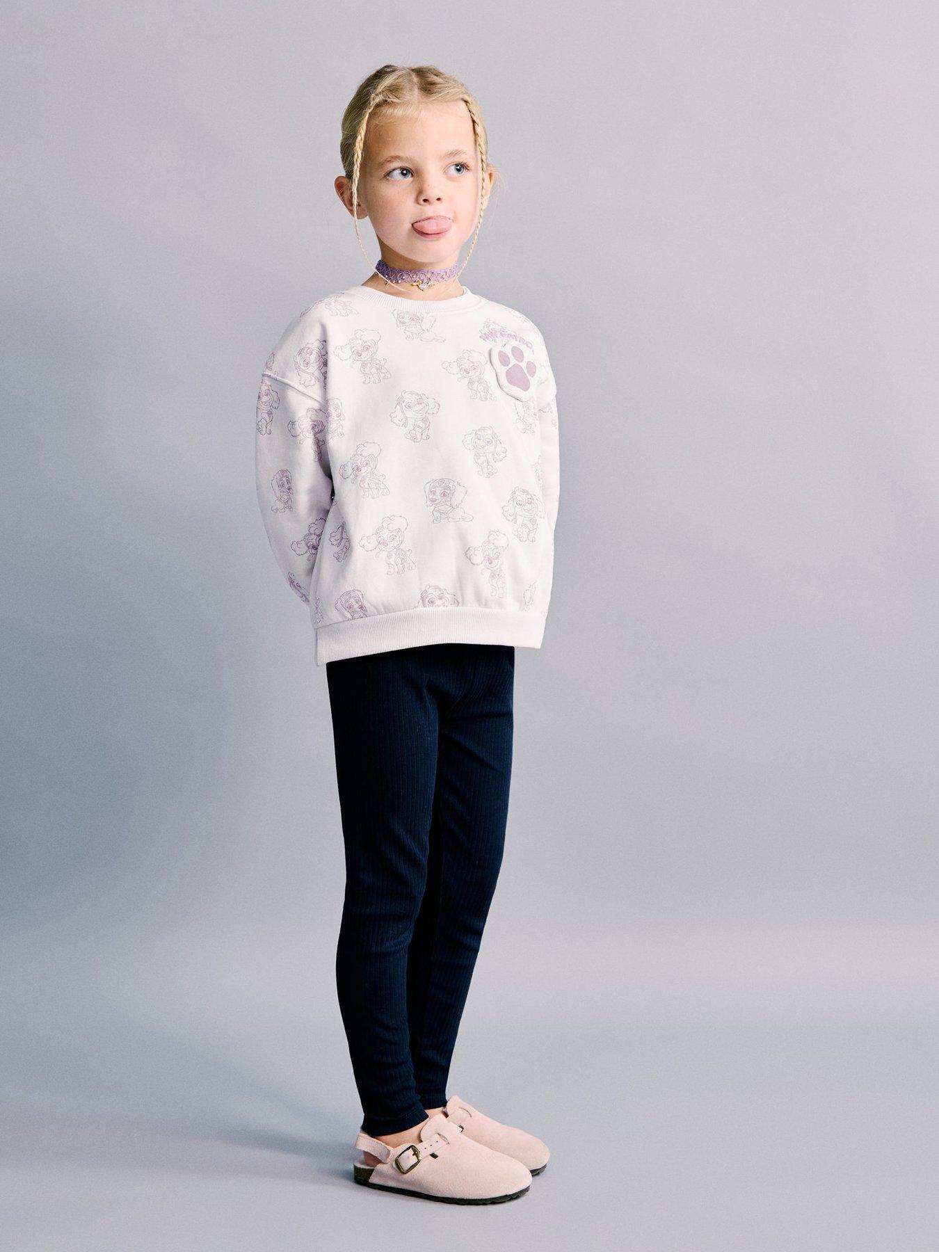 Mango Younger Girls Paw Patrol Sweatshirt - Purple