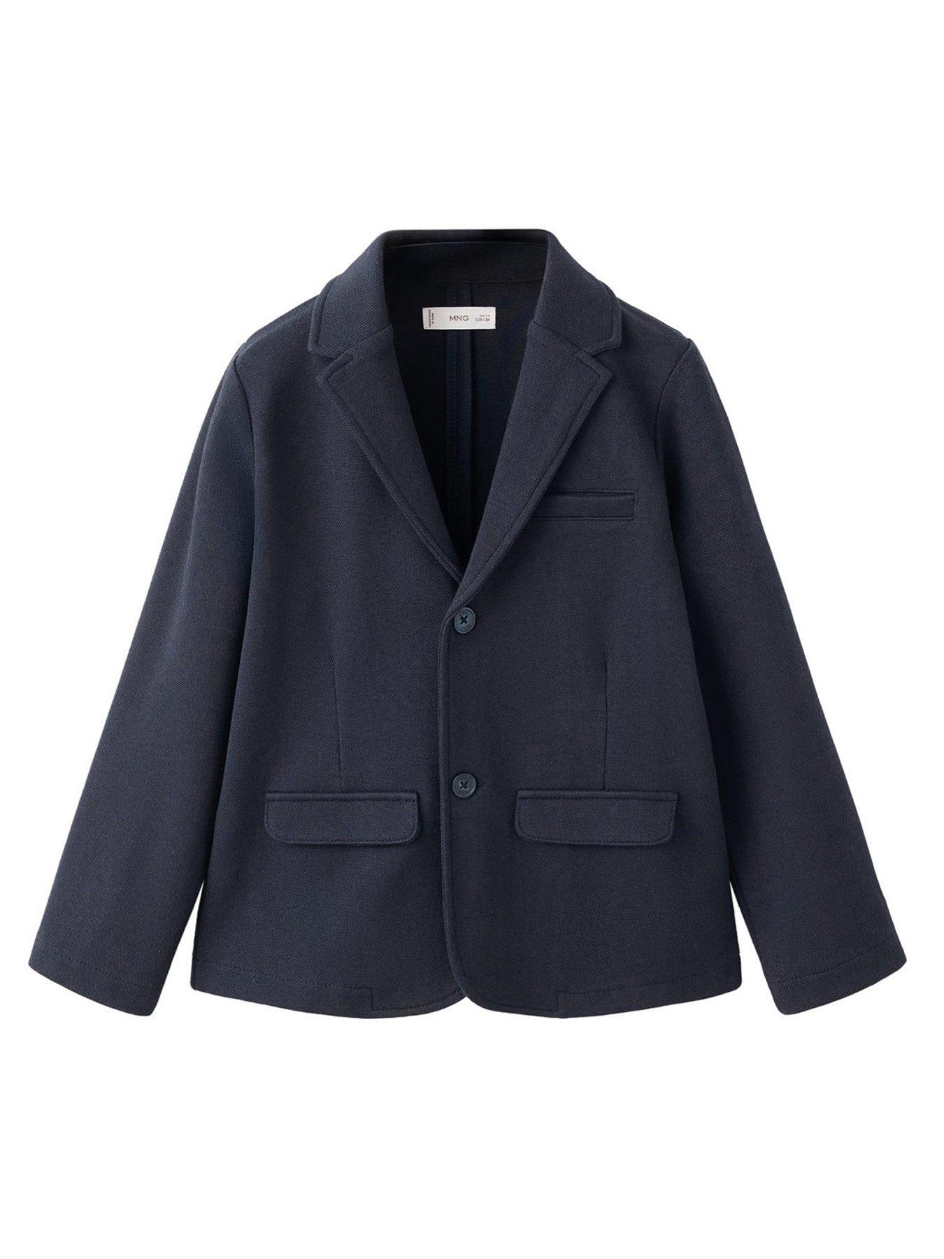 Mango Boys Jersey Blazer - Navy