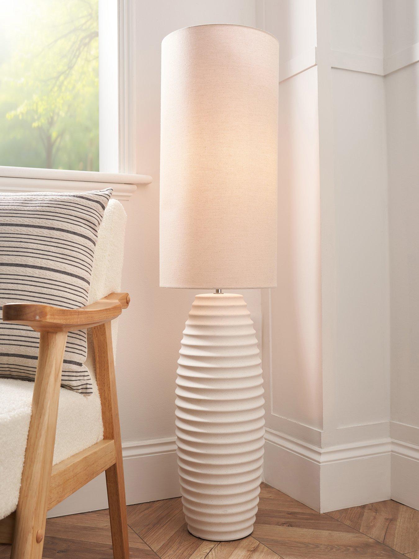 Image 1 of 6 of The Very Collection Ceramic Beehive Floor Lamp