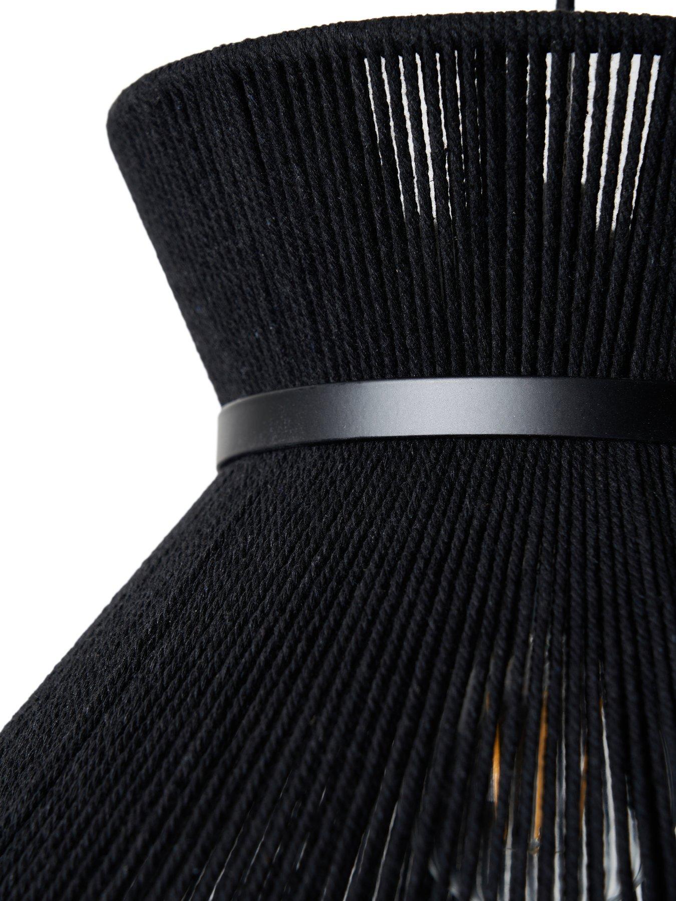 Image 5 of 6 of The Very Collection Arc Floor Lamp With Tapered String Shade