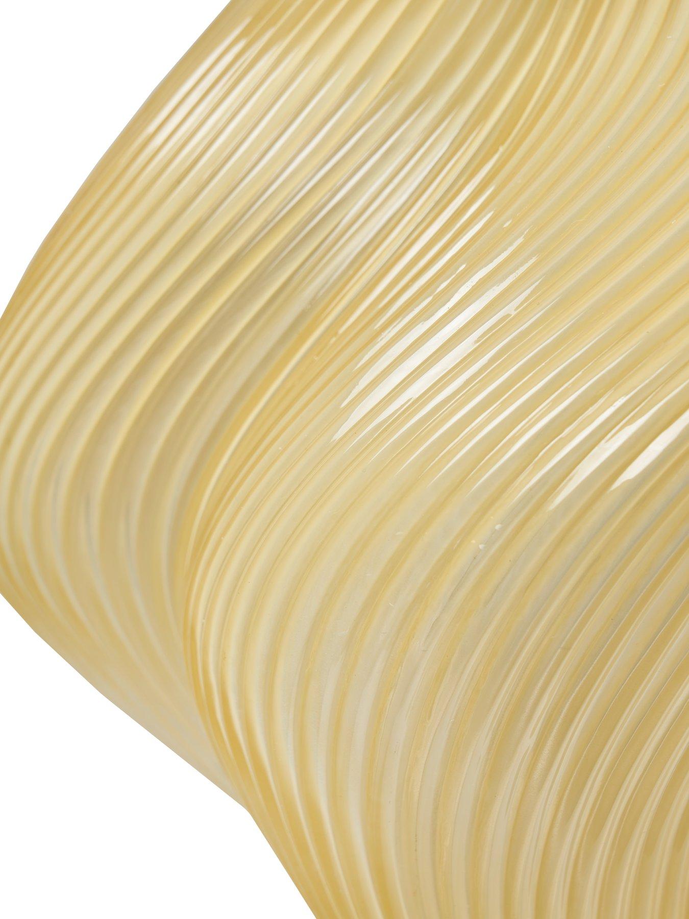 Image 4 of 6 of The Very Collection Twisted Glass Table Lamp