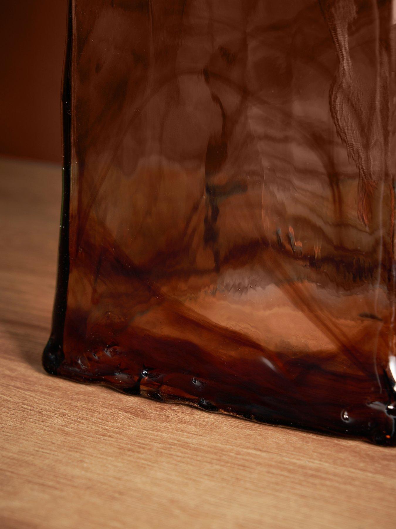 Image 3 of 6 of The Very Collection Orangic Glass Table Lamp 32.5cm