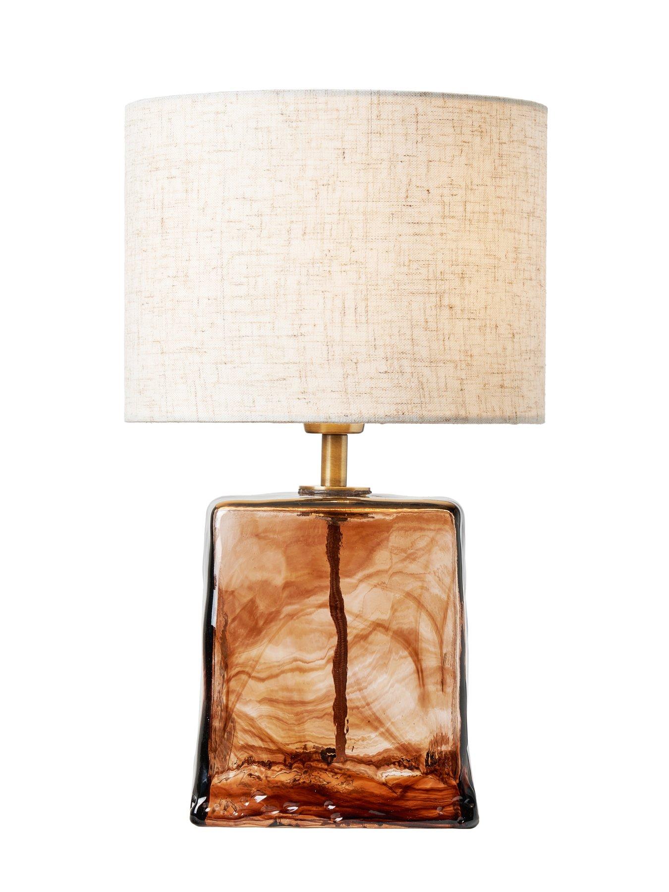 Image 5 of 6 of The Very Collection Orangic Glass Table Lamp 32.5cm