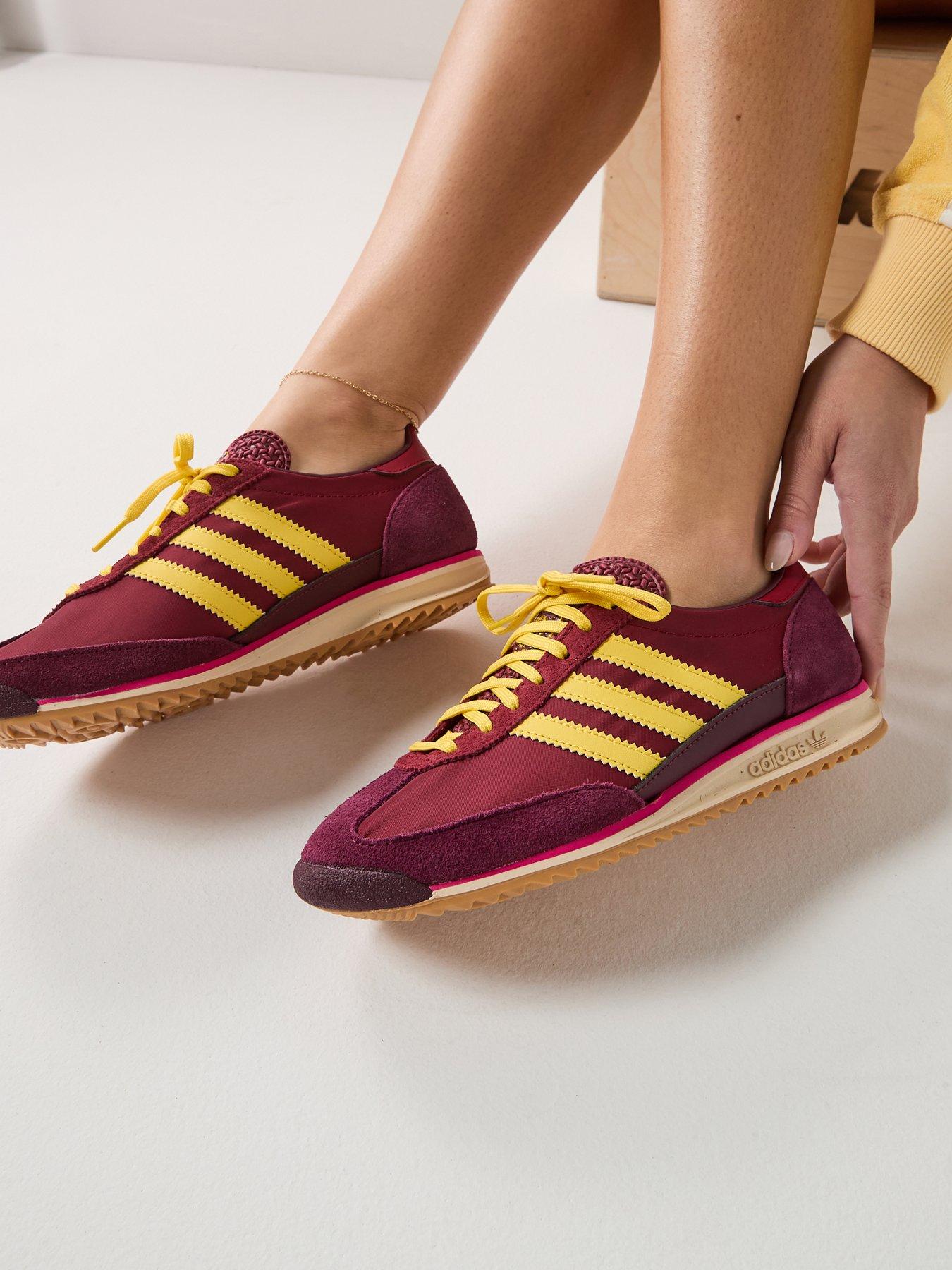 adidas Originals Women's Sl 72 Trainers - Burgundy