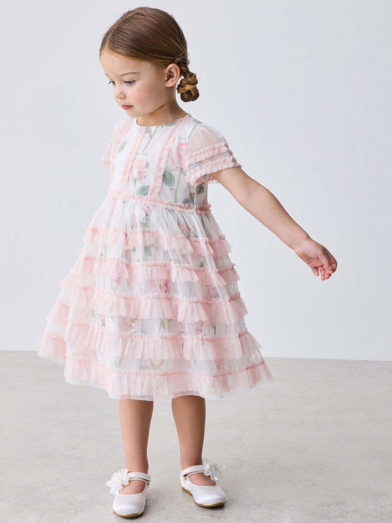 ted baker white and pink dress Ted Baker