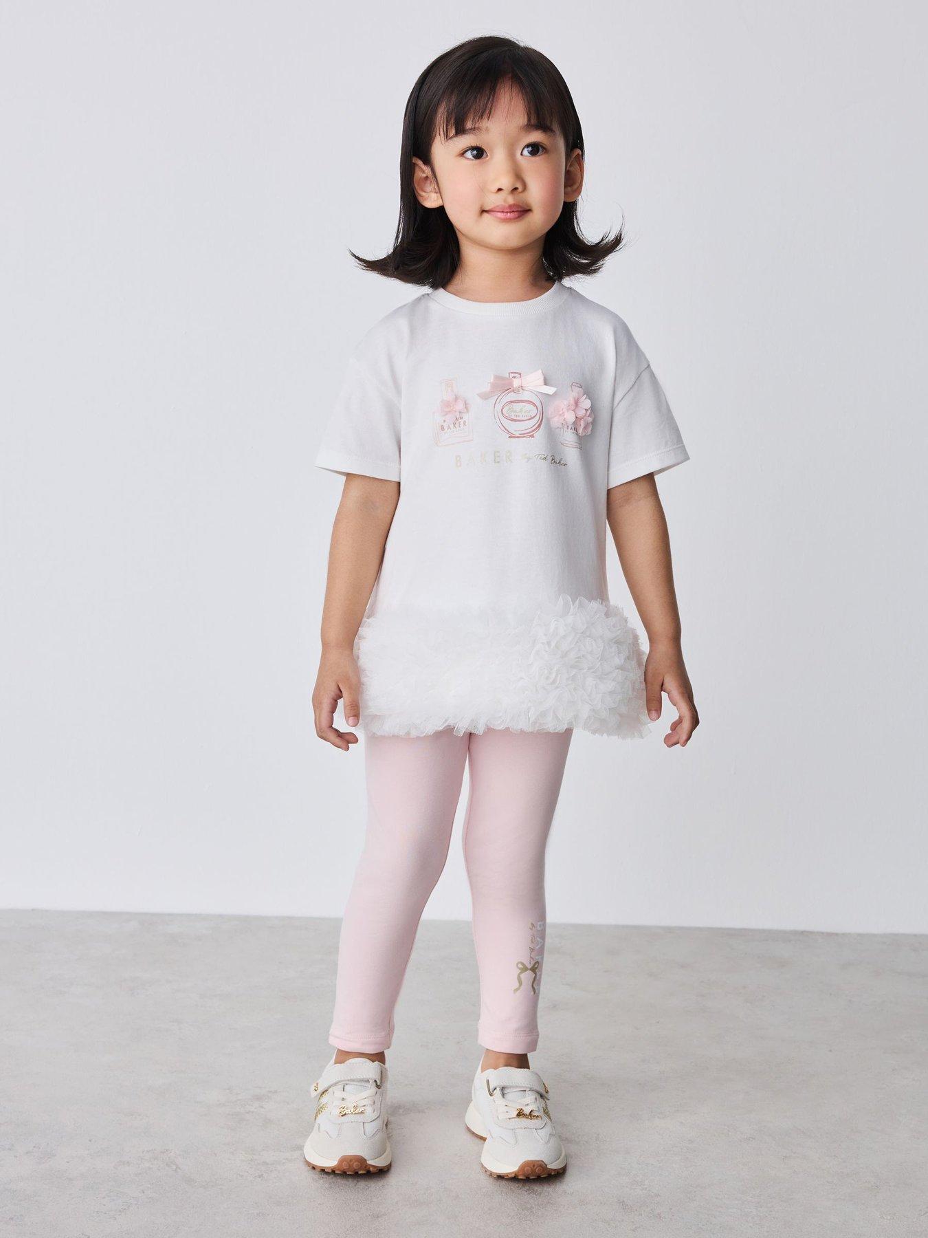 Ted Baker Girls Perfume Logo T-Shirt - White