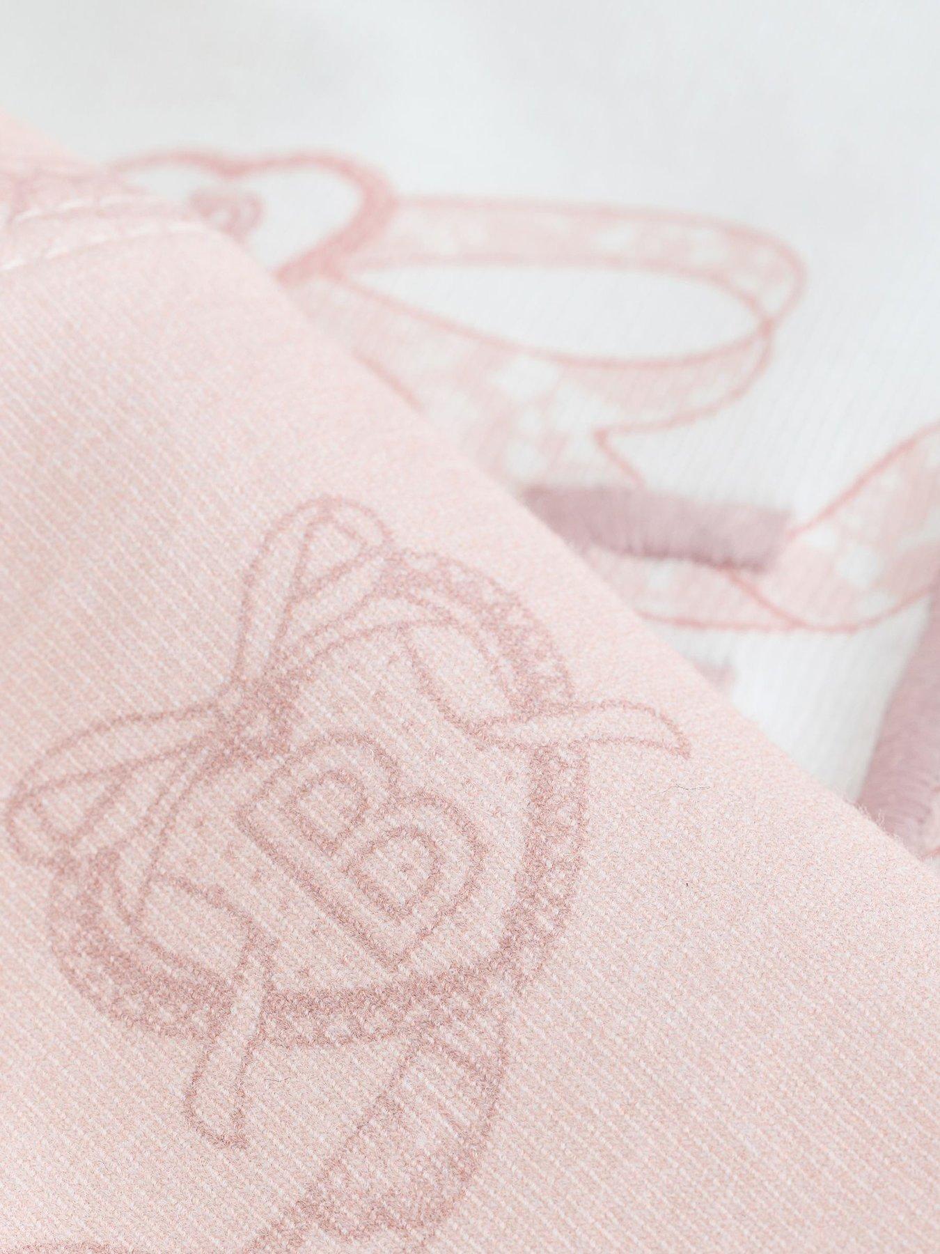 Image 3 of 5 of Ted Baker Baby Girls Bow Peplum Legging Set - Pink