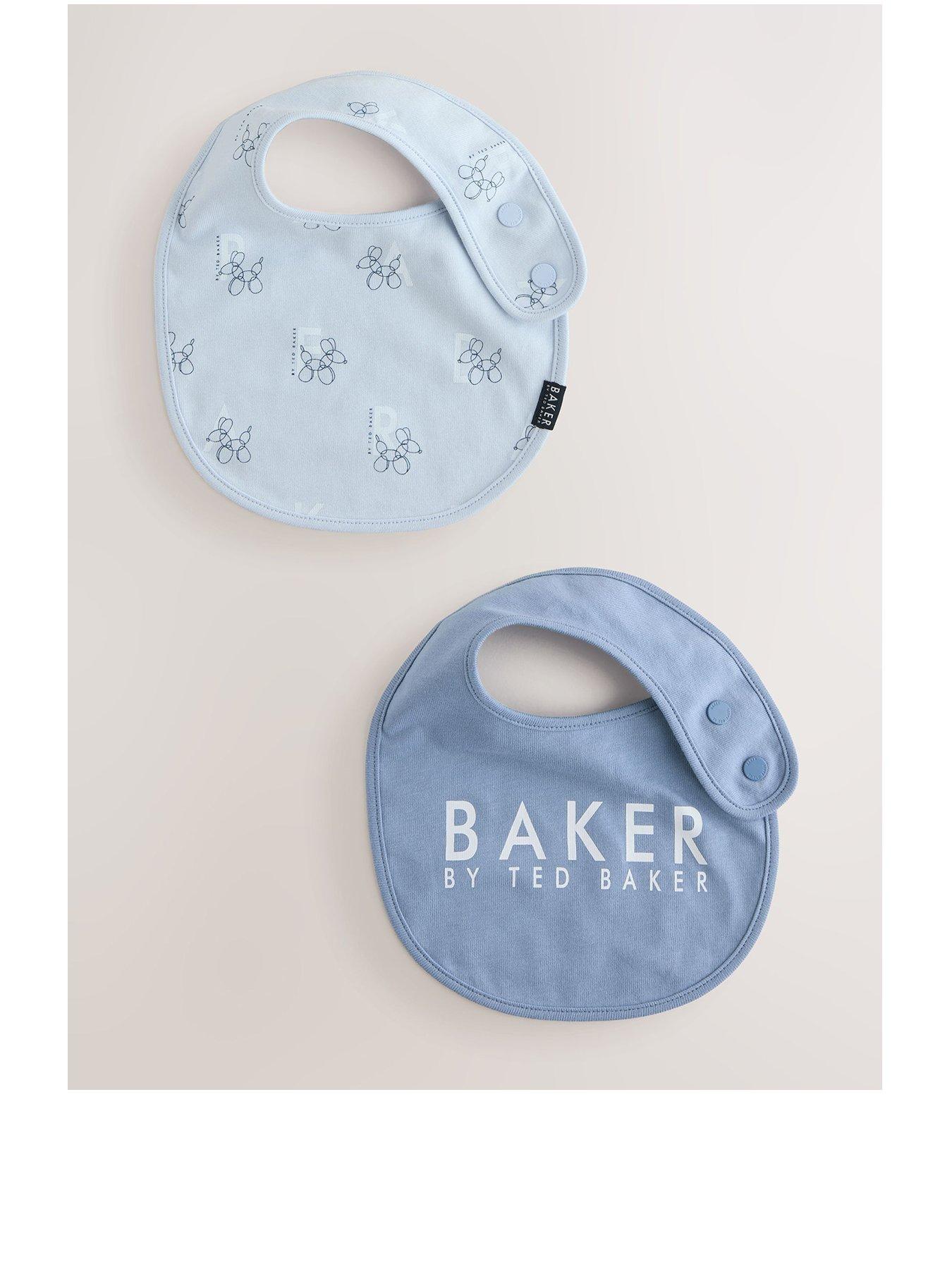 Ted Baker Baby Boys 2-Pack Bibs - Blue