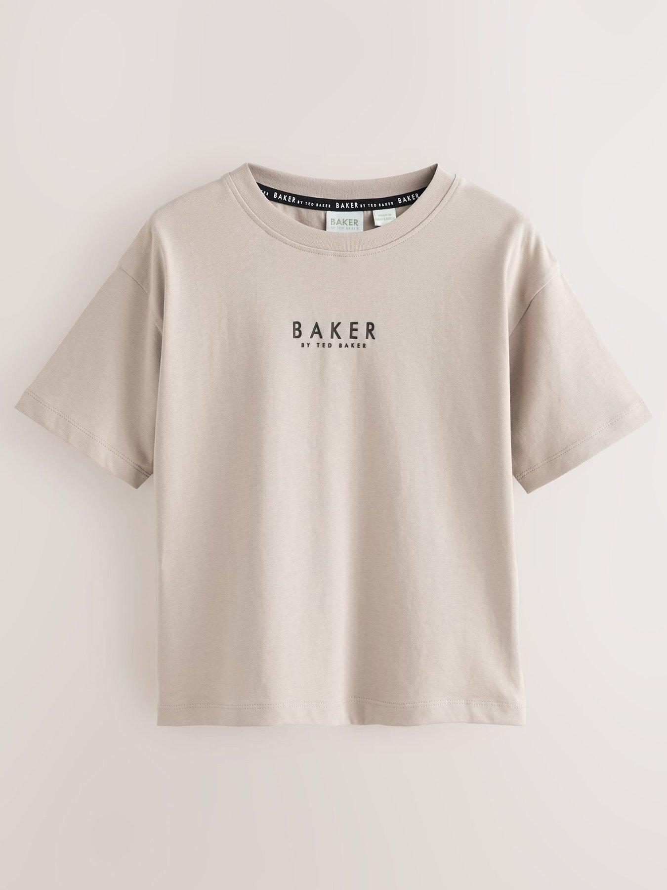 Image 1 of 6 of Ted Baker Older Boys Logo 3 Pack T-Shirts - Neutrals