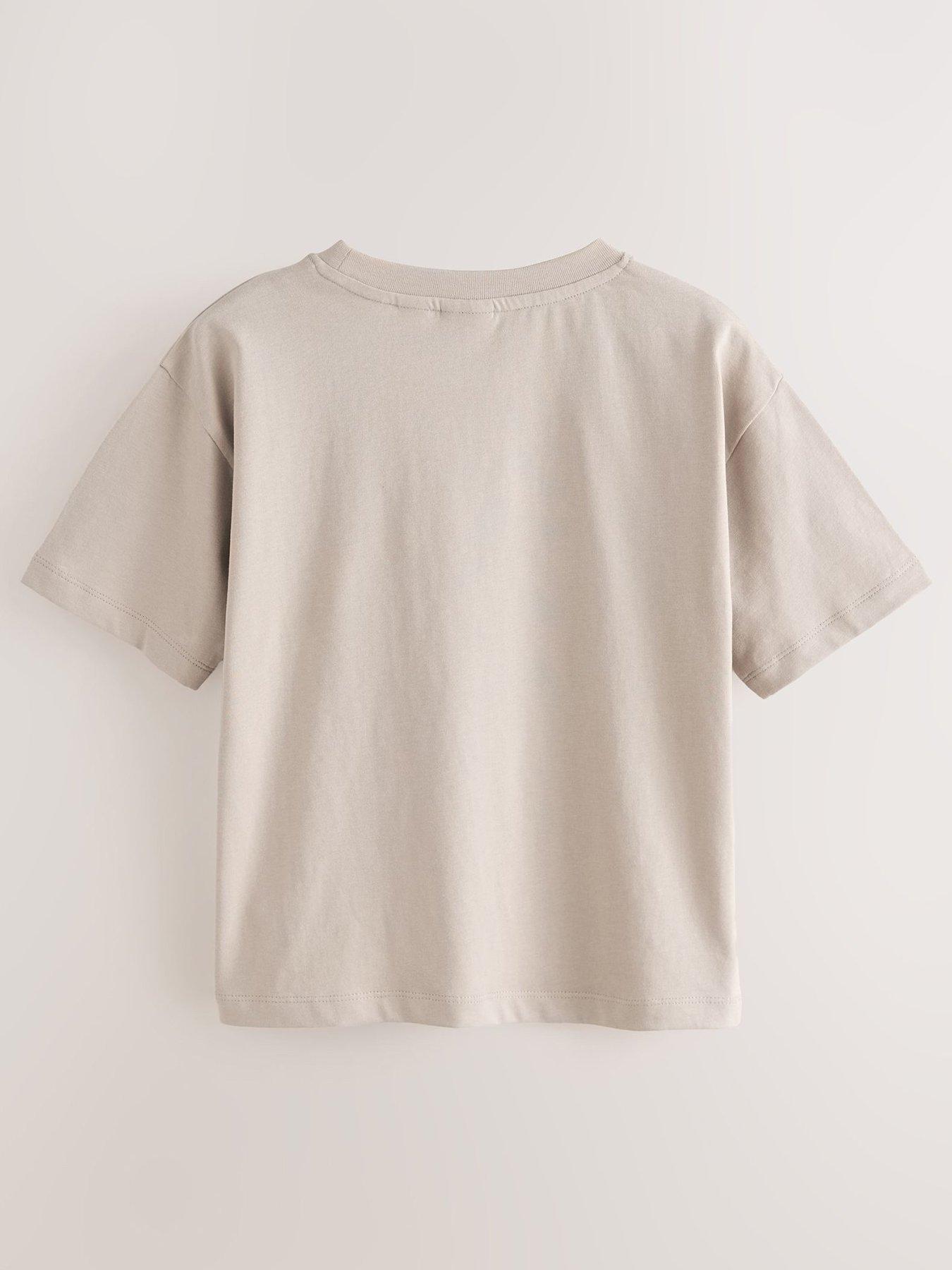 Image 2 of 6 of Ted Baker Older Boys Logo 3 Pack T-Shirts - Neutrals