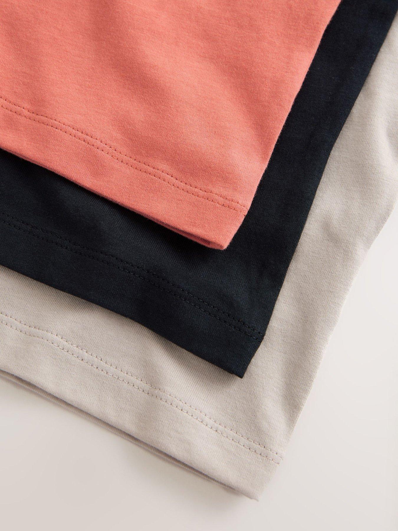 Image 5 of 6 of Ted Baker Older Boys Logo 3 Pack T-Shirts - Neutrals