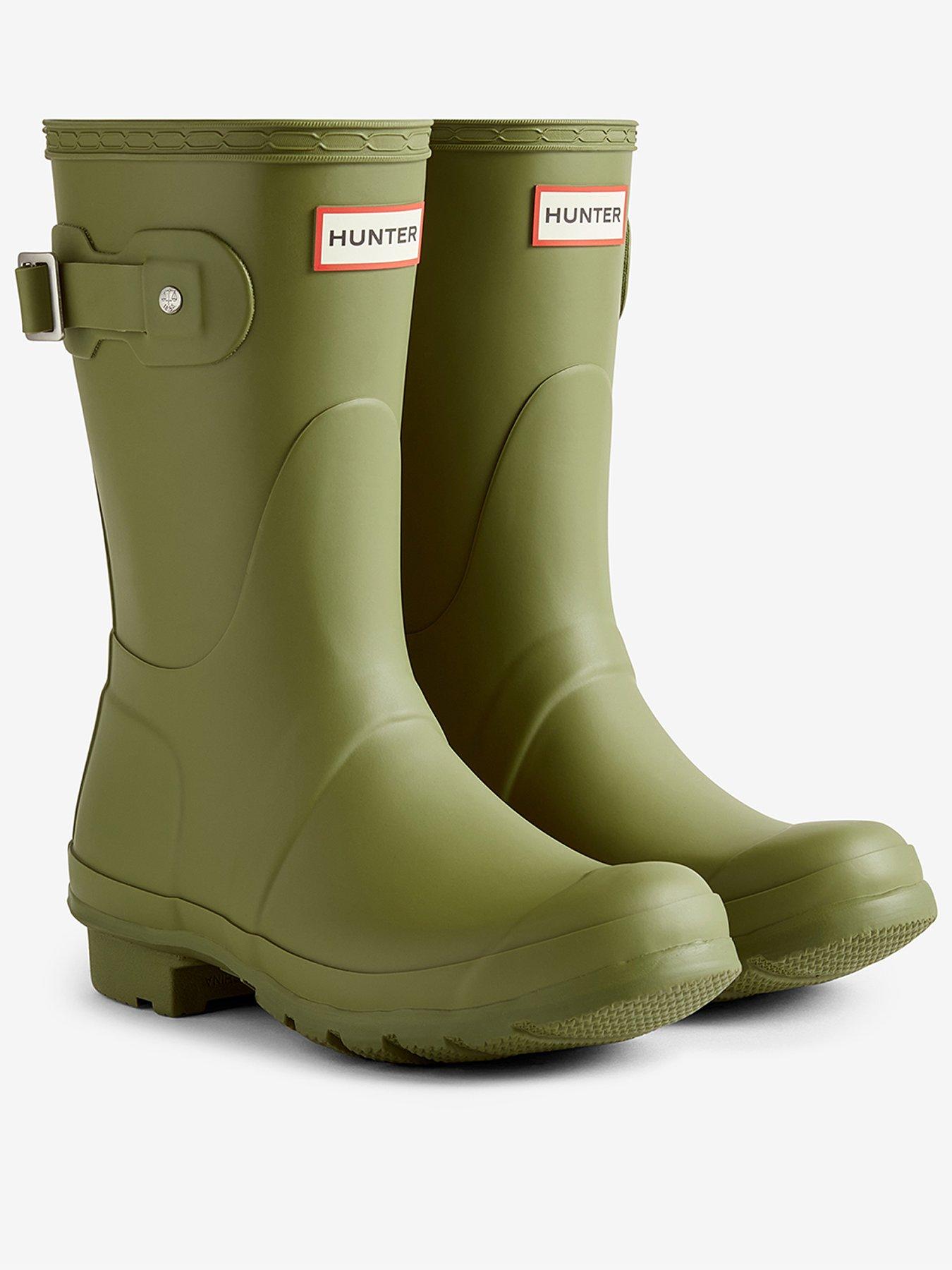 Hunter Original Short Wellington Boot - Green