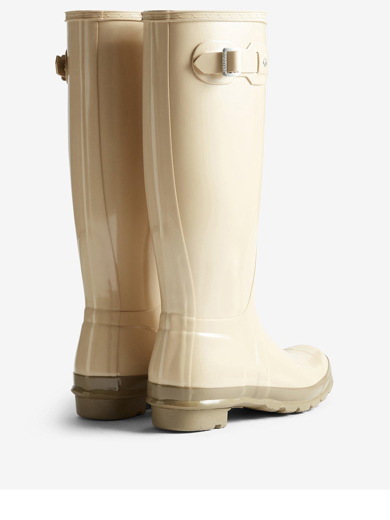 Image 3 of 4 of Hunter Original Tall Gloss Boot - Gravel