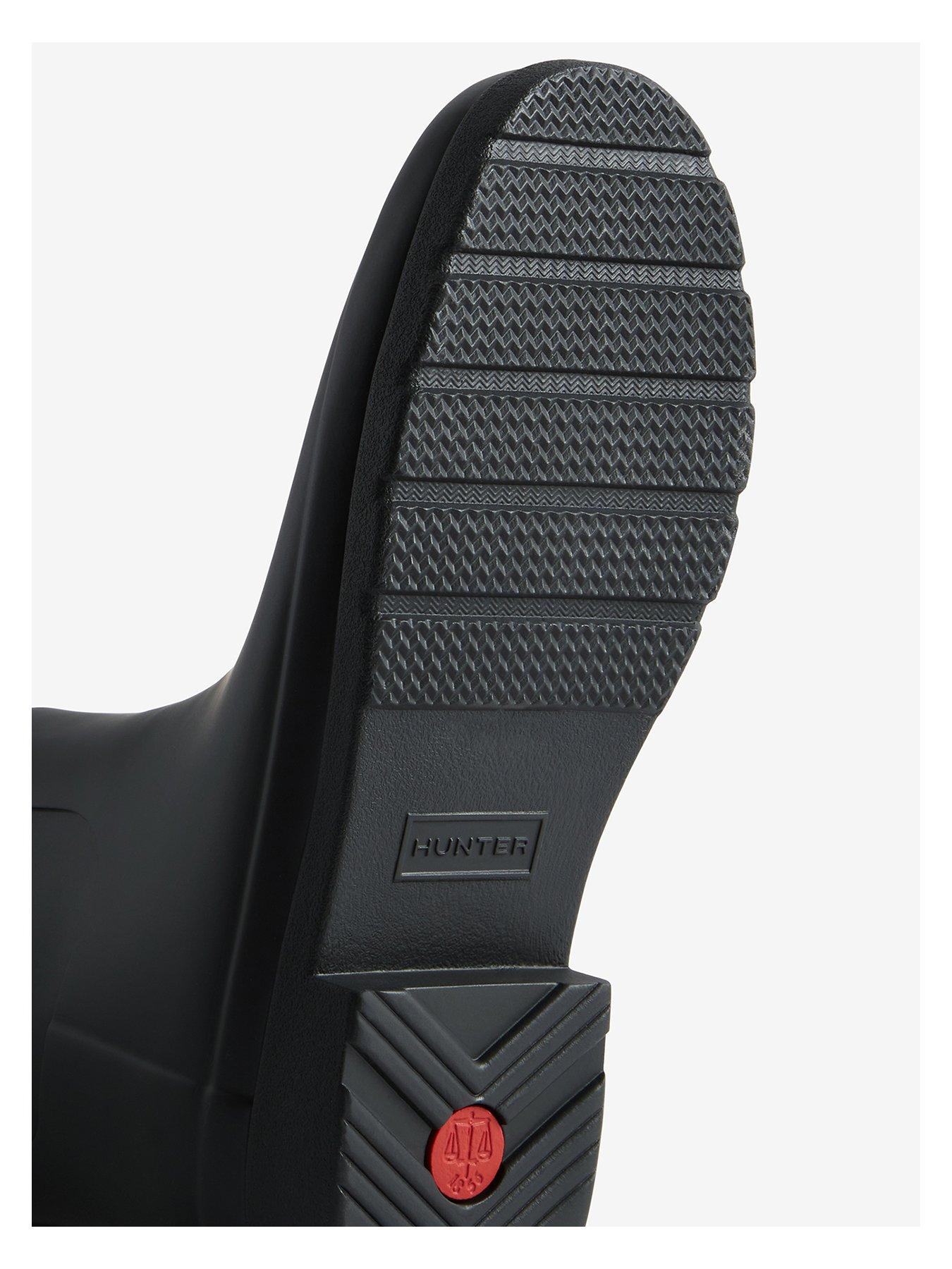 Image 4 of 4 of Hunter Womens Refined Gold Trim Riding Boot - Black