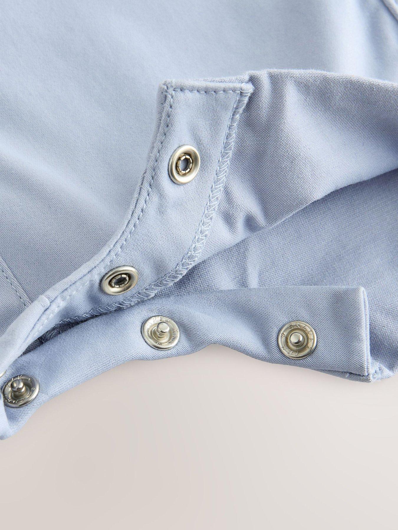Image 5 of 6 of Ted Baker Baby Boys Chino Dungarees and Polo Shirt Set - Blue