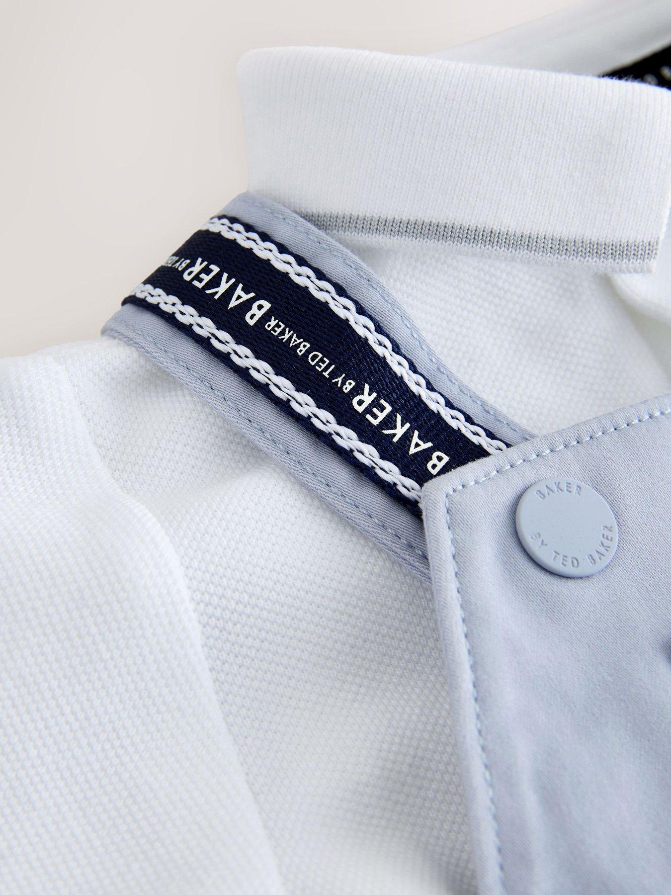 Image 6 of 6 of Ted Baker Baby Boys Chino Dungarees and Polo Shirt Set - Blue